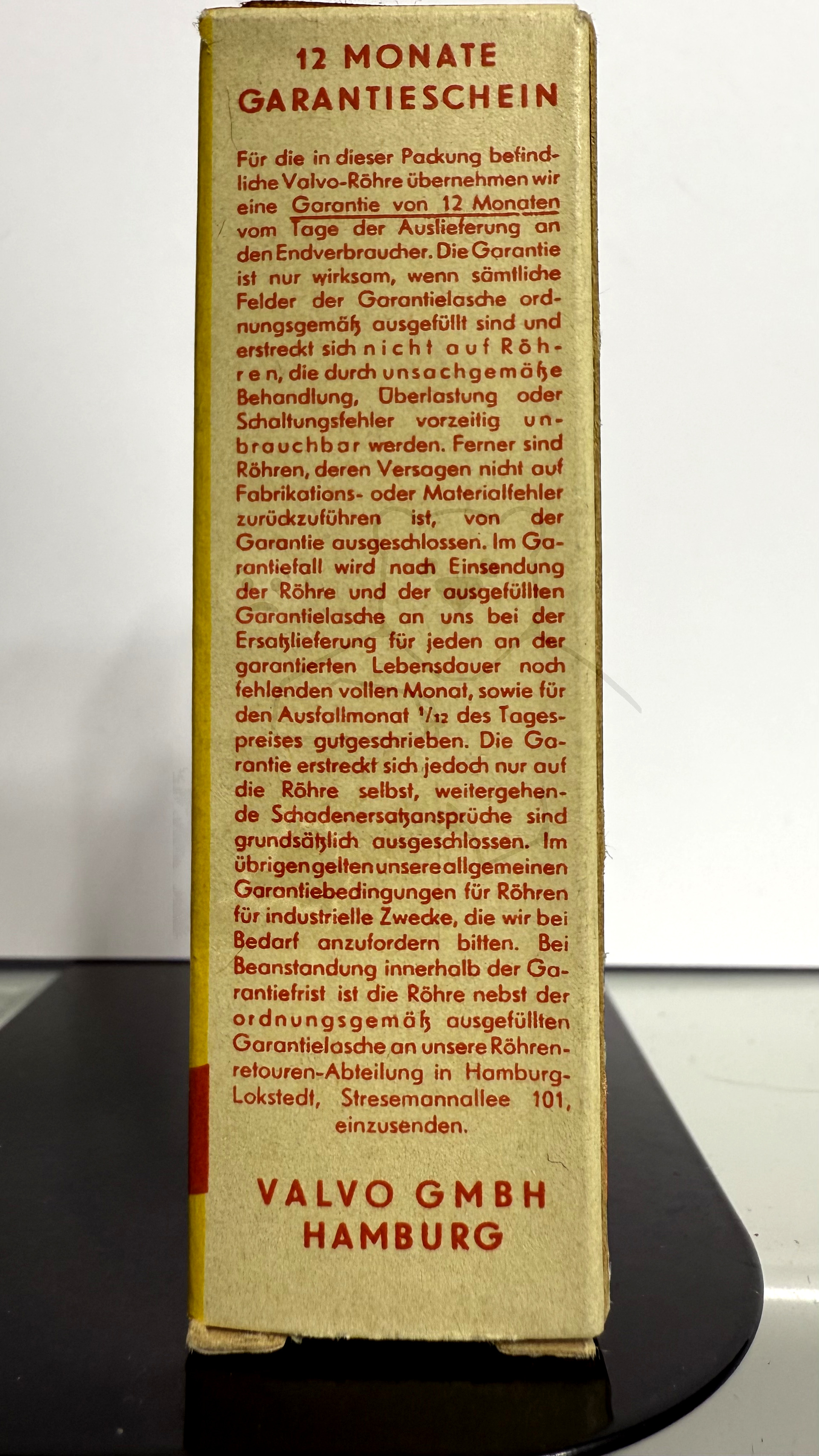 Röhre E90CC #3410 Verpackung Bild 2