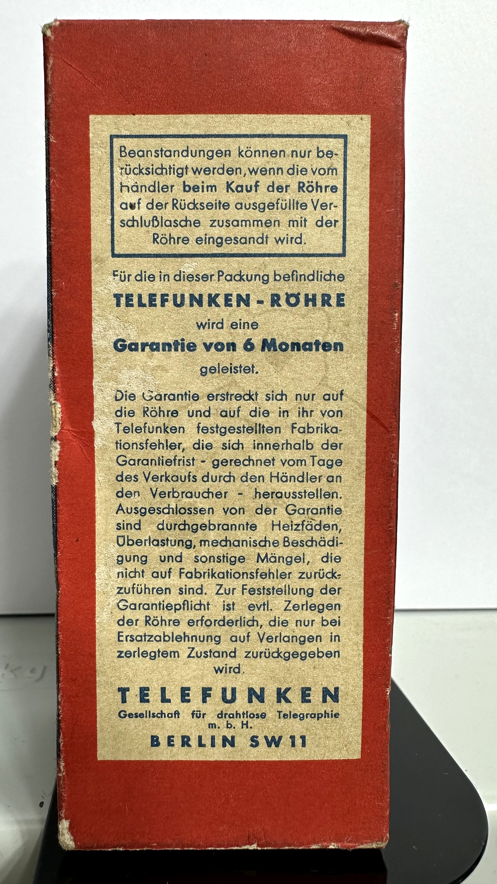 Röhre EB2 #5886 Verpackung Bild 4