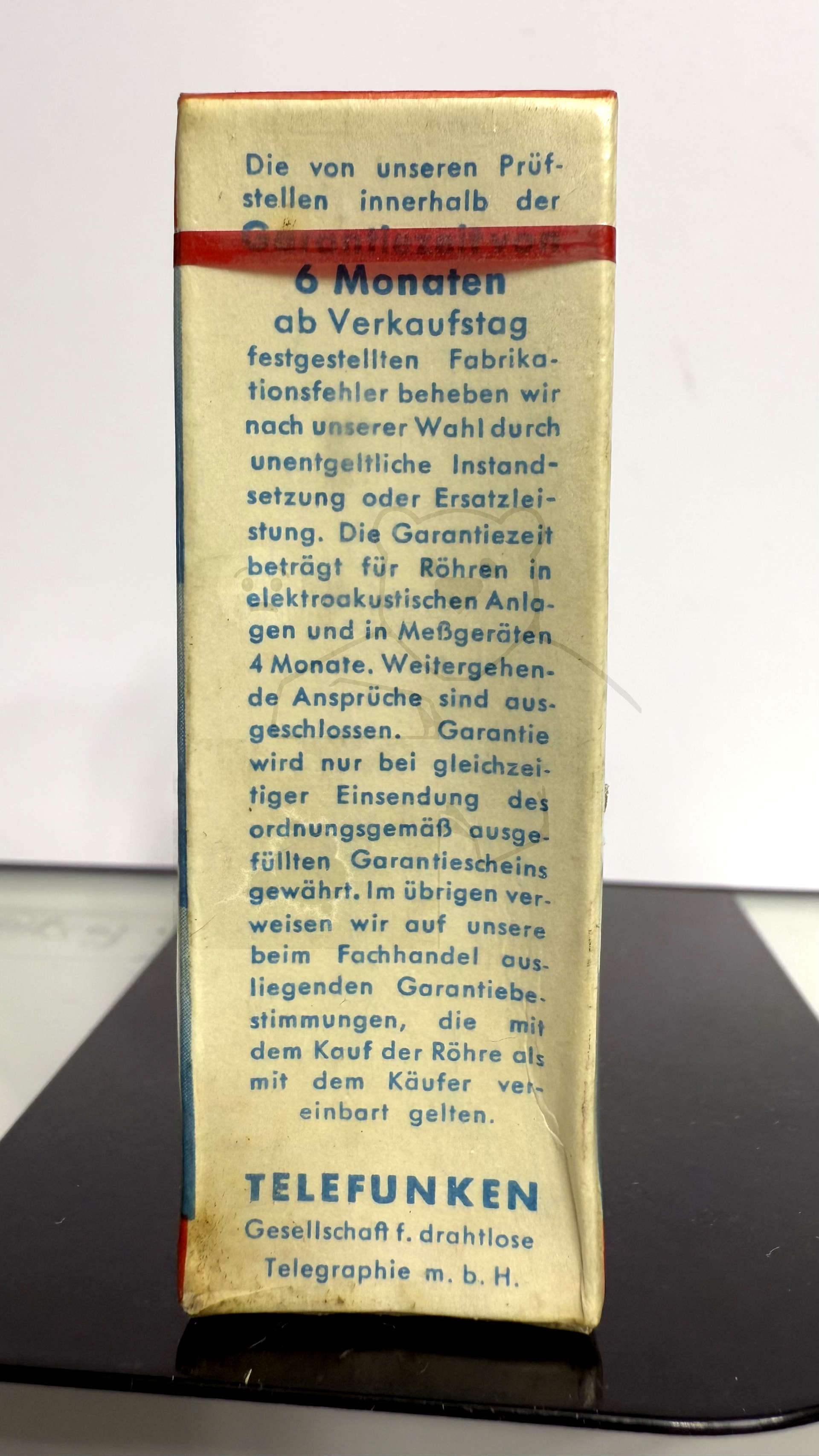 Röhre EBF80 #6714 Verpackung Bild 3