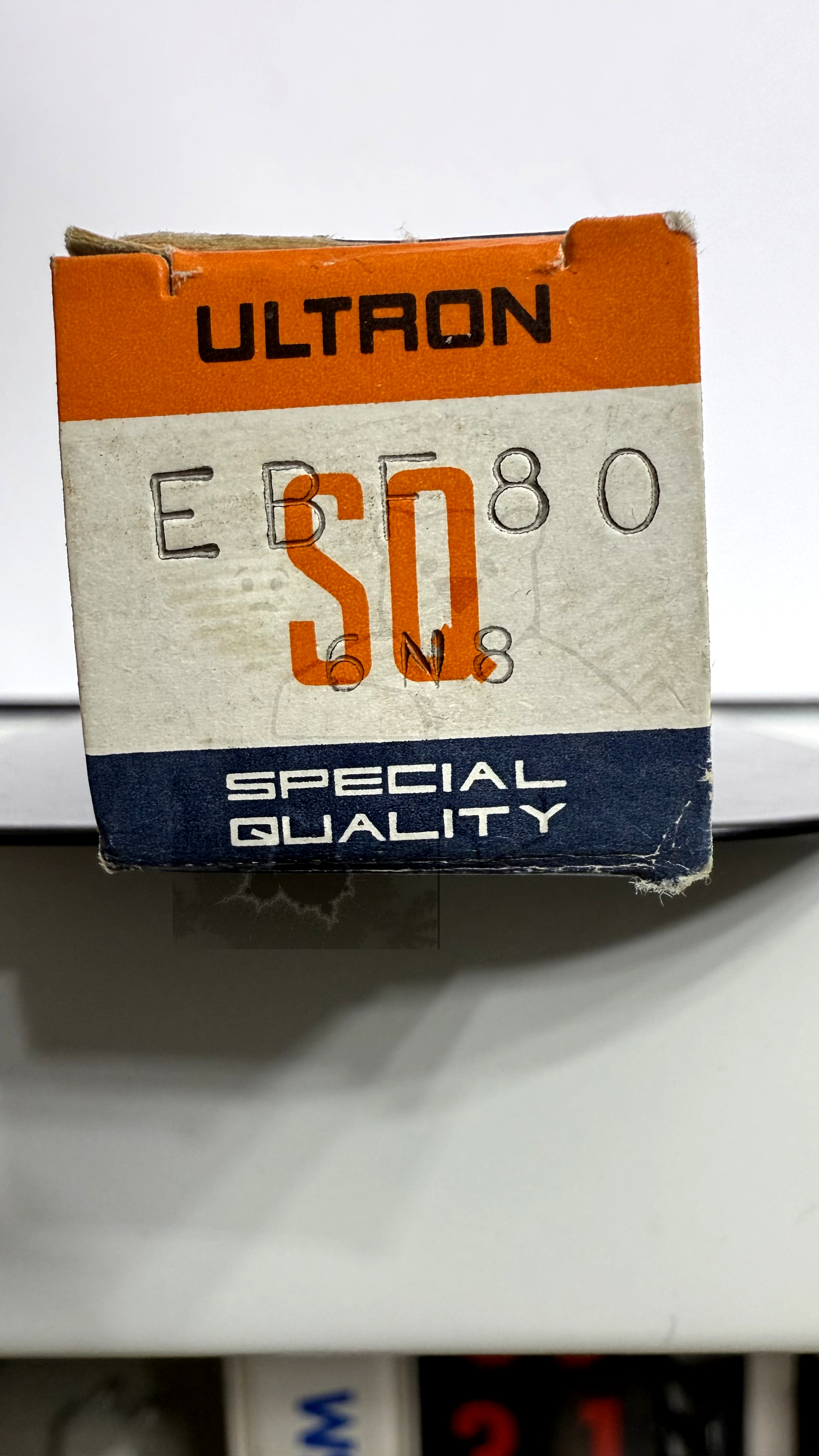 Röhre EBF80 #7083 Verpackung Bild 2