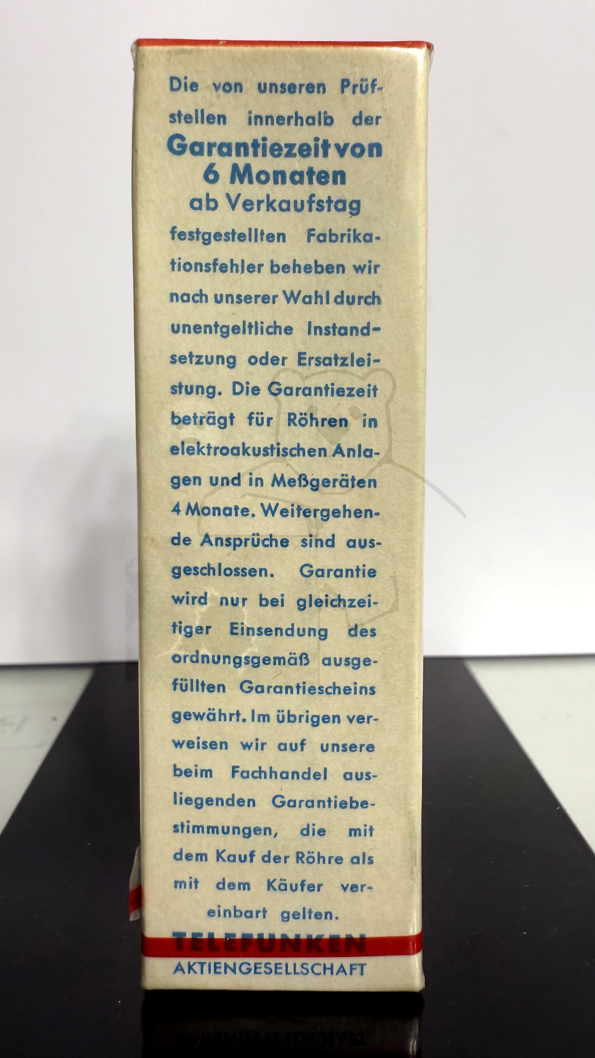 Röhre ECF80 #5943 Verpackung Bild 3