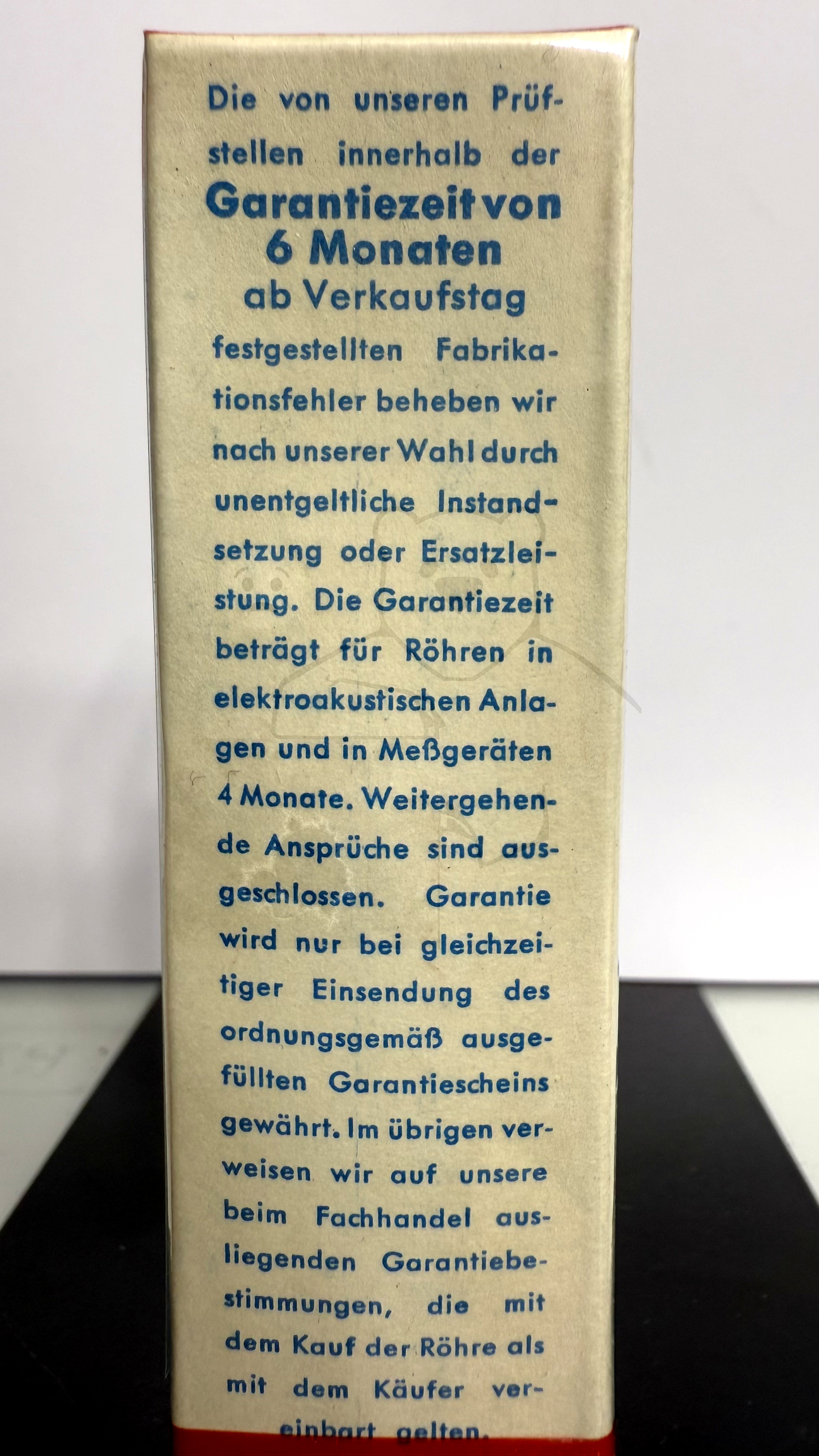 Röhre ECF80 #5946 Verpackung Bild 3