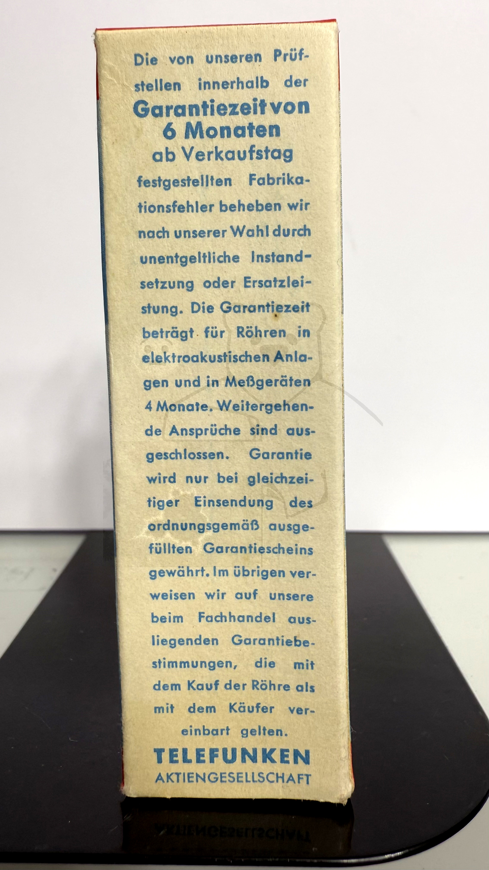 Röhre ECL80 #5955 Verpackung Bild 5