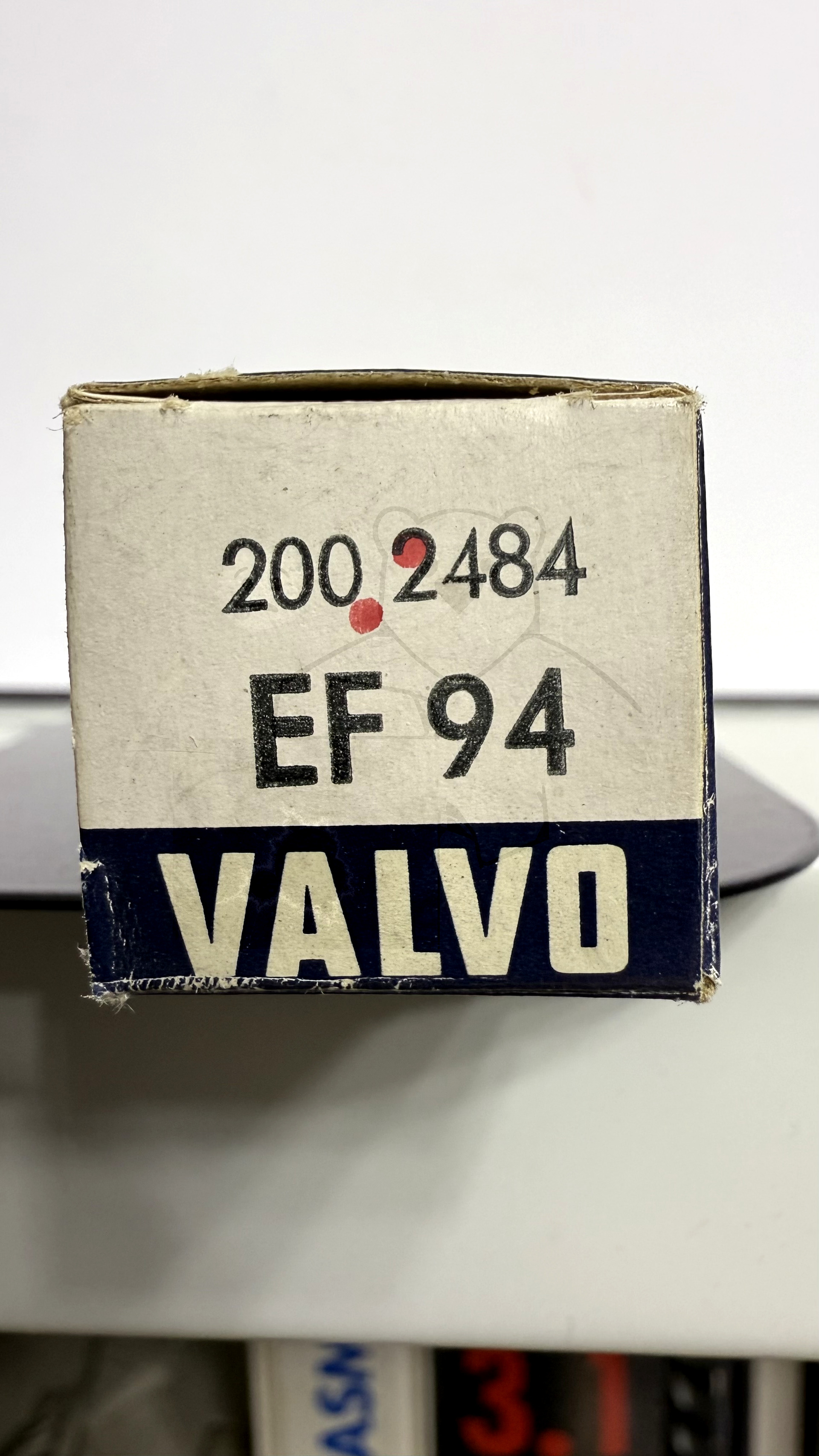 Röhre EF94 #4036 Ursprünglich gestempelt als 6AU6A Verpackung Bild 3