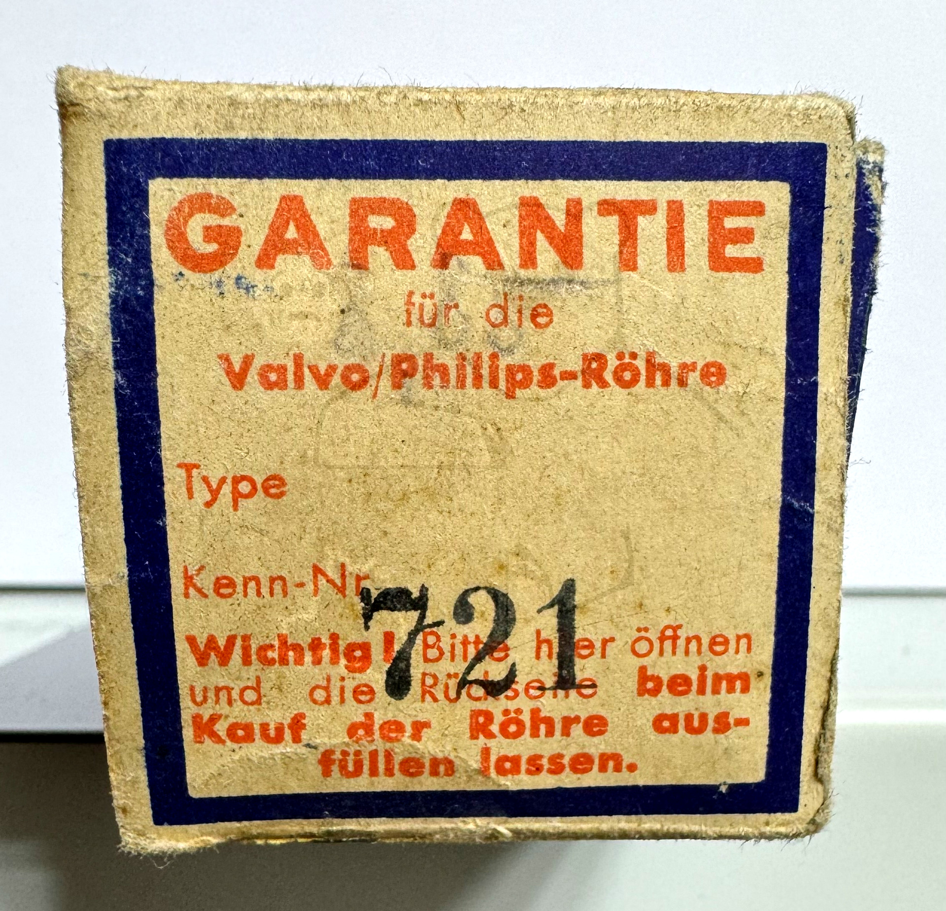 Röhre EK2 #0040 Verpackung Bild 5