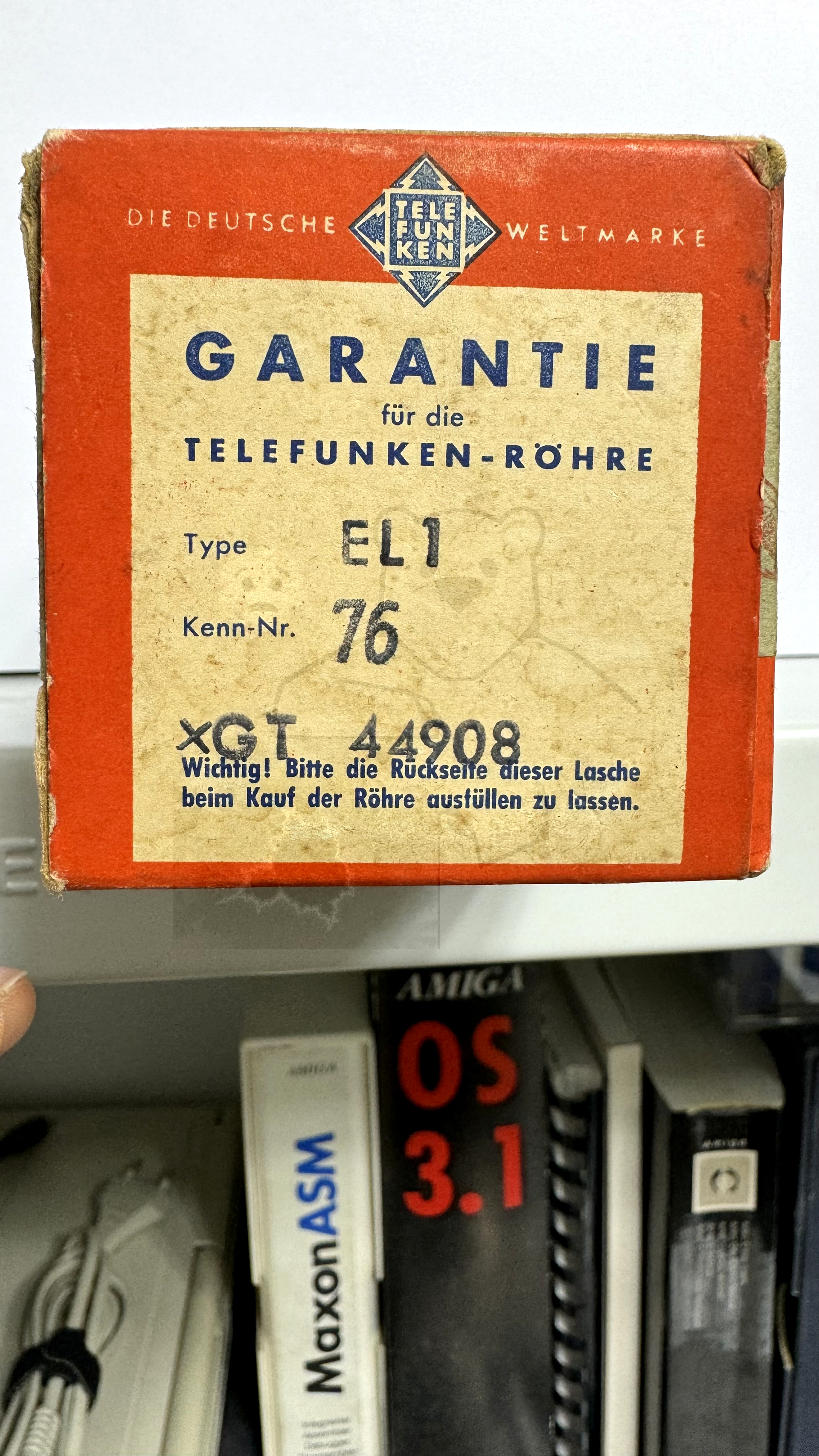 Röhre EL1 #4401 Verpackung Bild 4