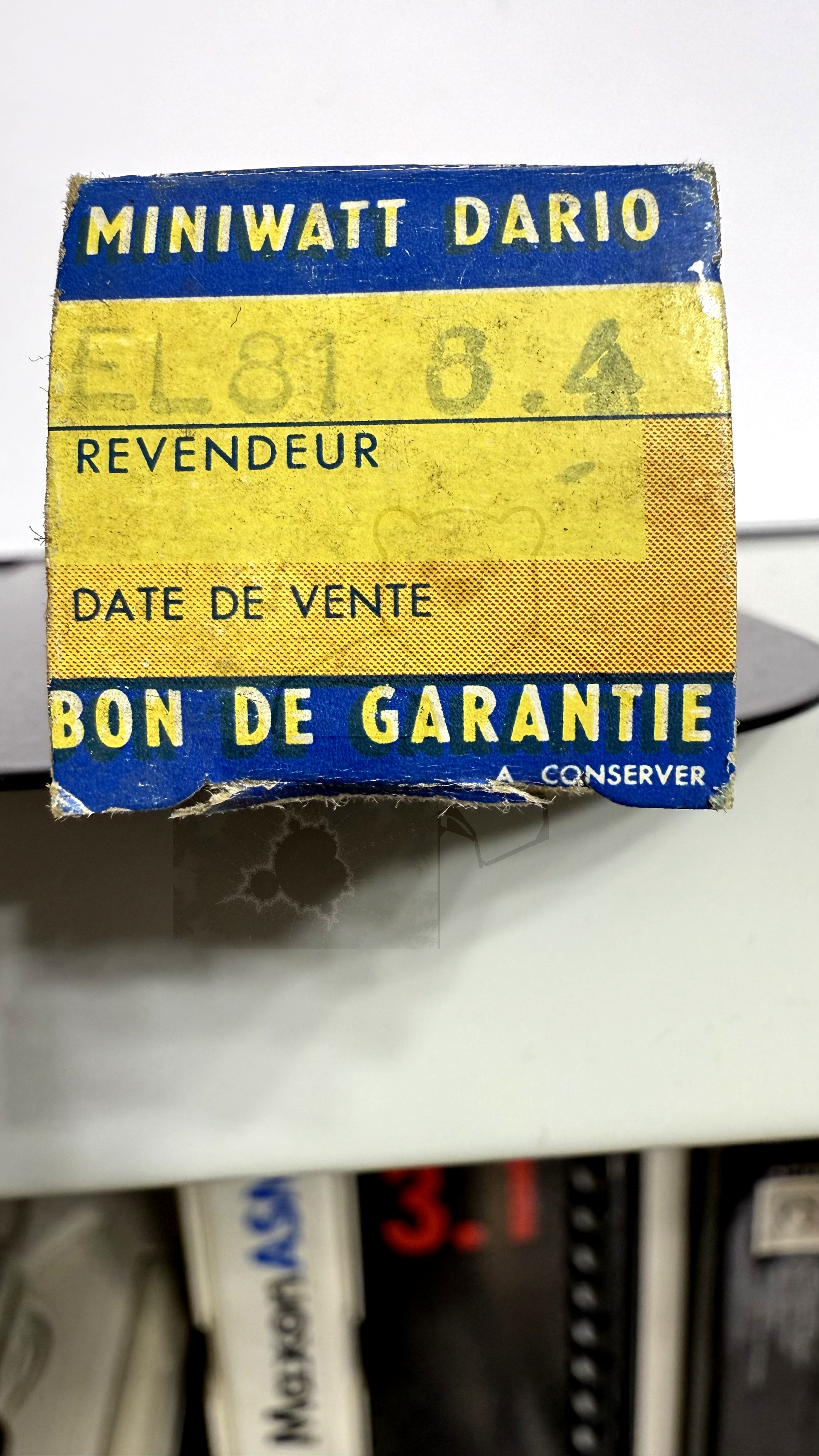 Röhre EL81 #7129 Verpackung Bild 3