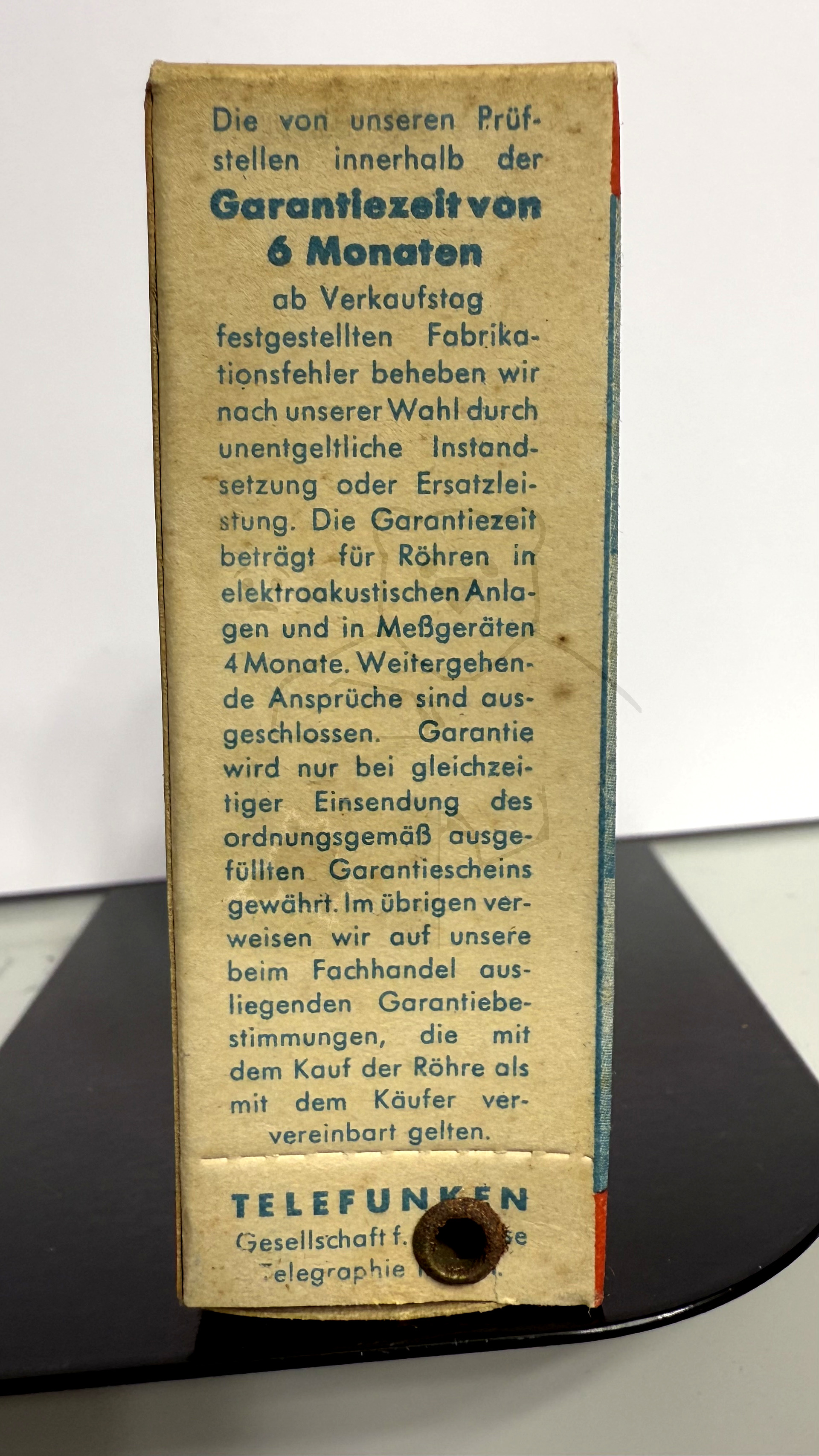 Röhre EY51 #6128 Verpackung Bild 3