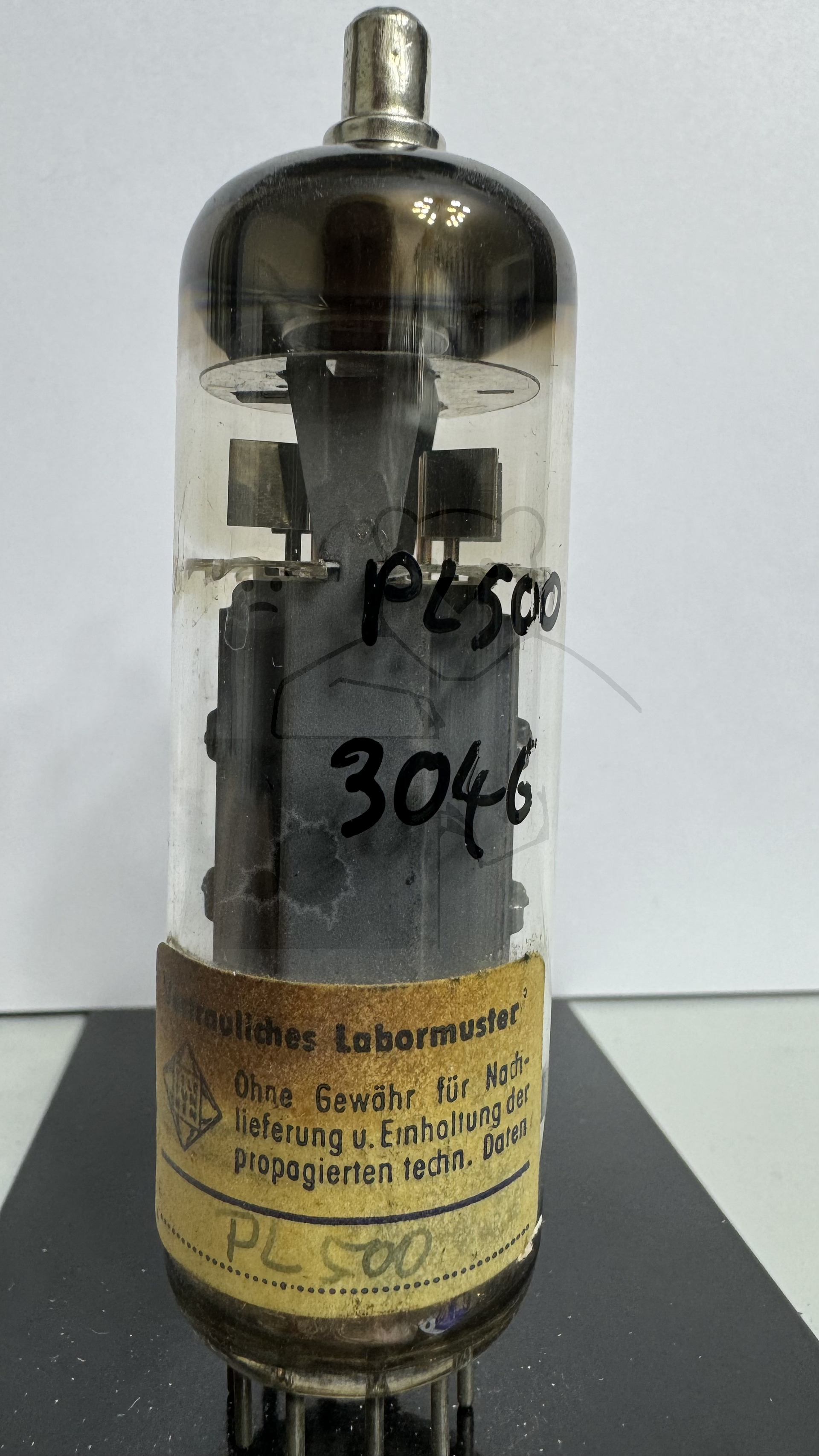 Röhre PL500 #3046 Vertrauliches Labormuster Bild 1