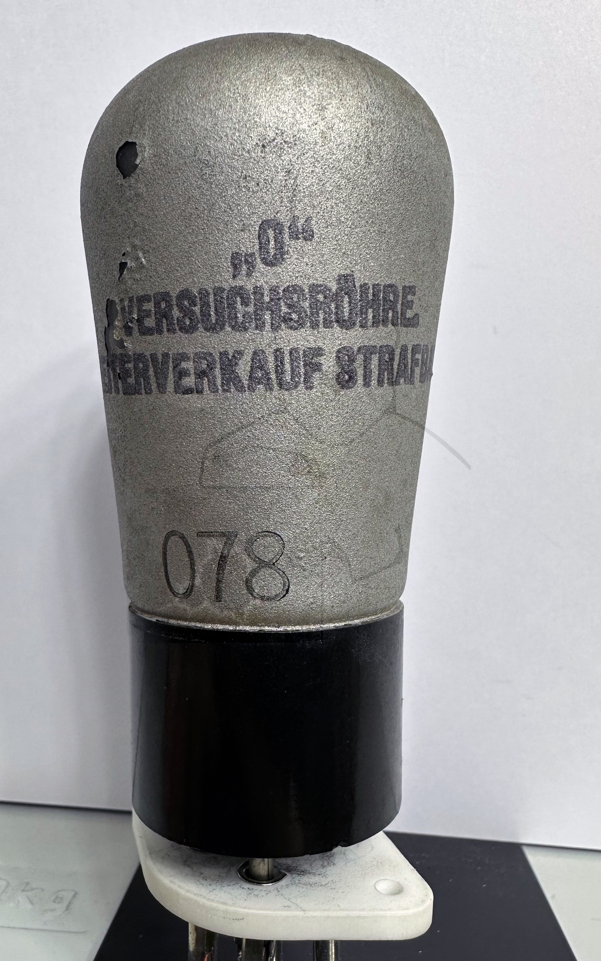 Röhre REN914 #3760 '0' Versuchsröhre – Weiterverkauf Strafbar - Bild 2