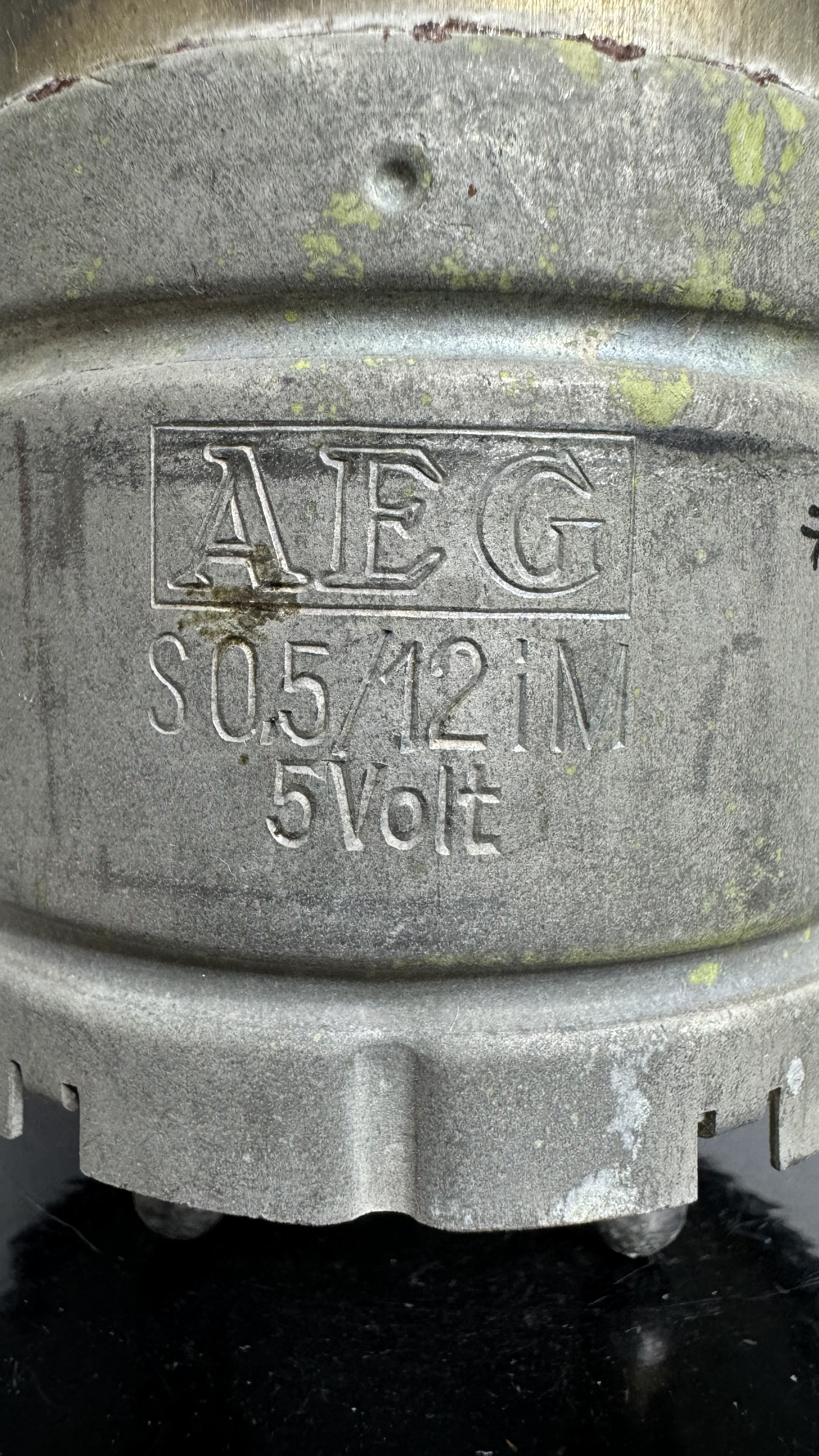 Röhre S0,5-12iM #3466 Typenschild