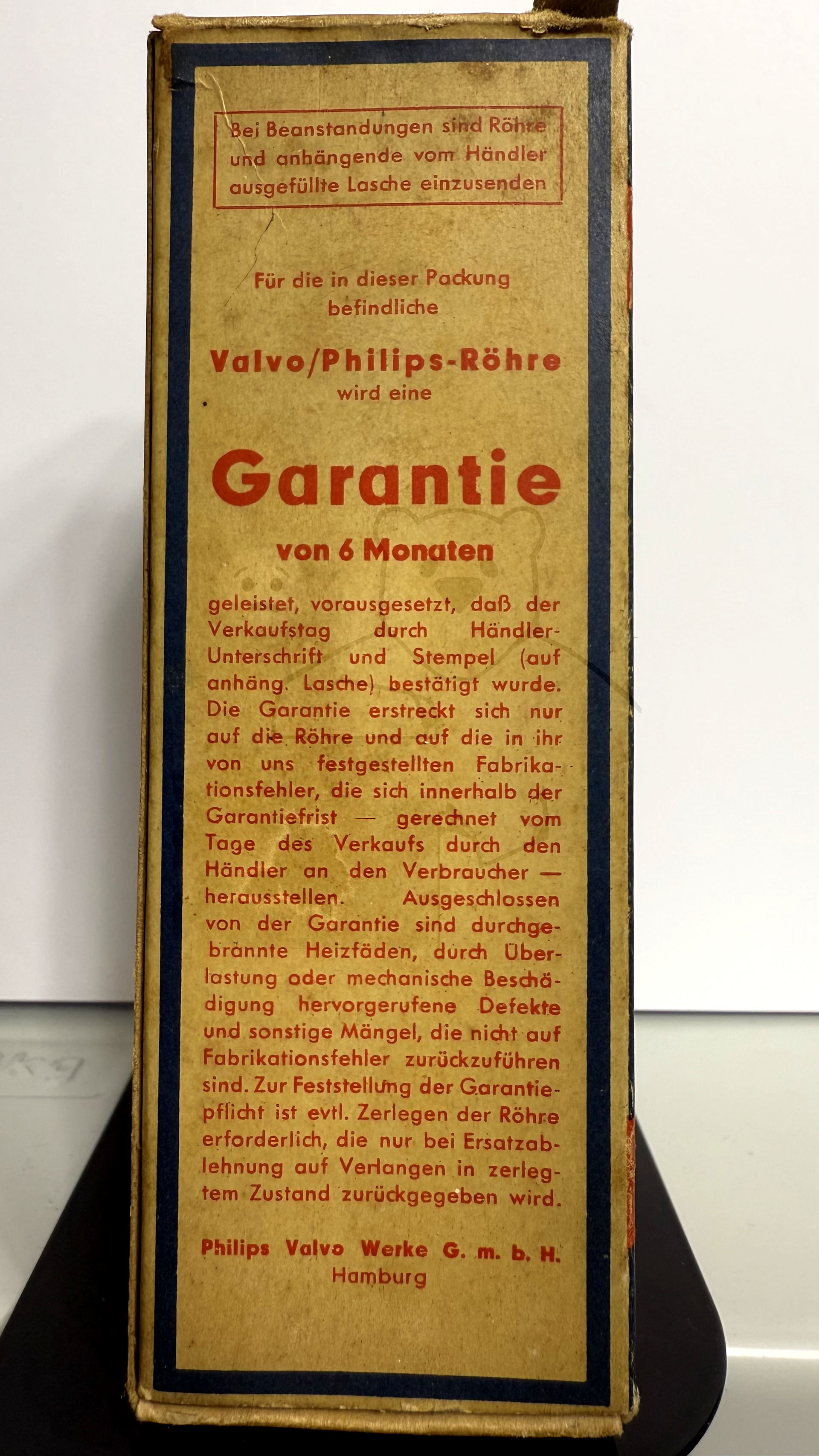 Röhre UCH5 #7808 Verpackung Bild 3