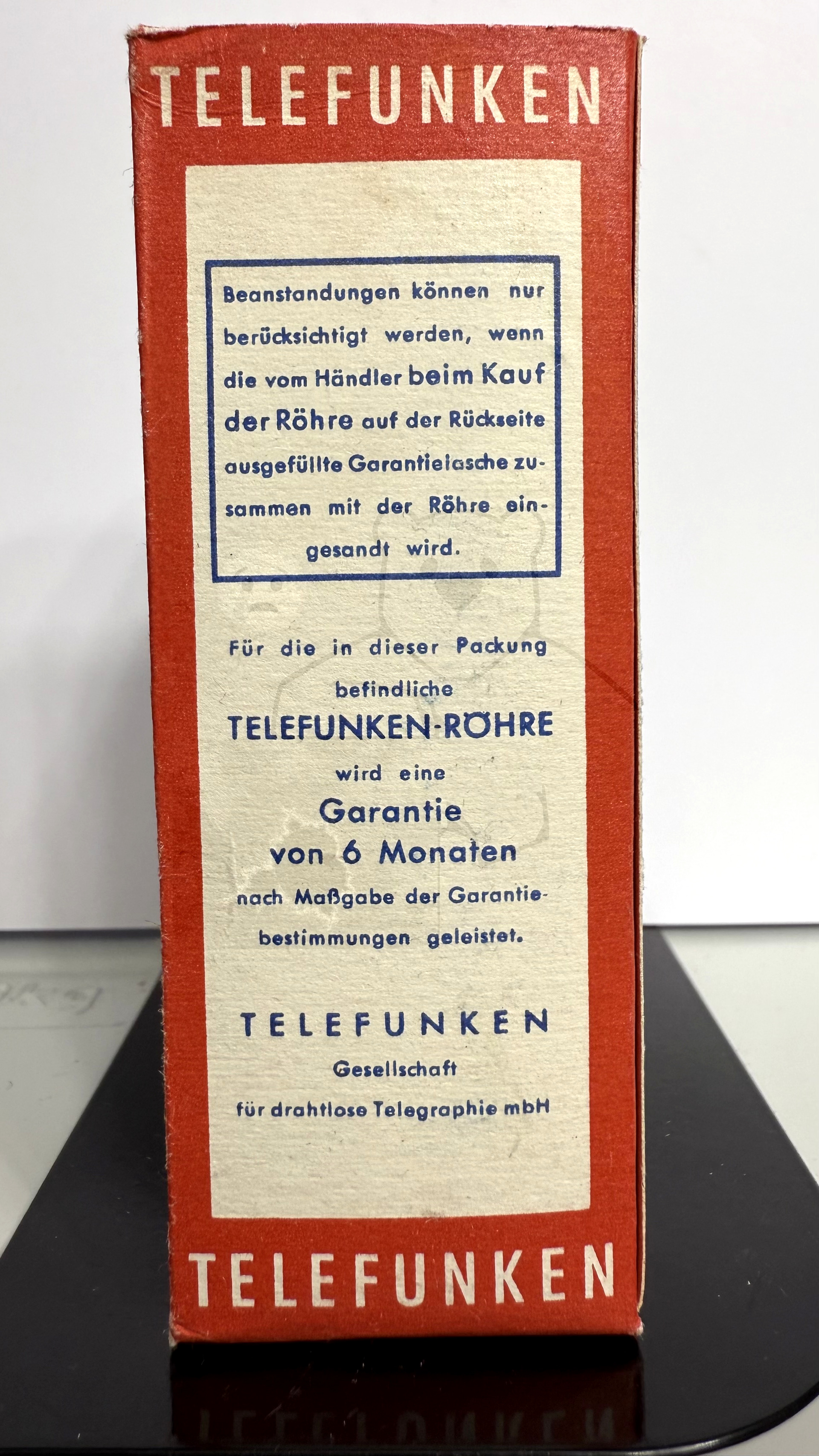 Röhre UQ80 #6814 Verpackung Bild 3