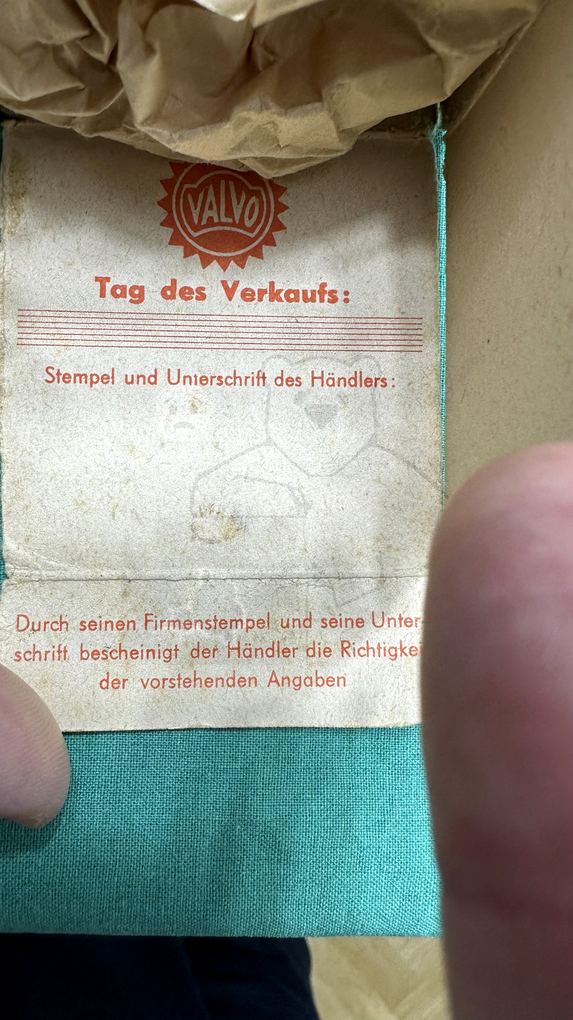 Röhre W125 #4779 Verpackung Bild 1