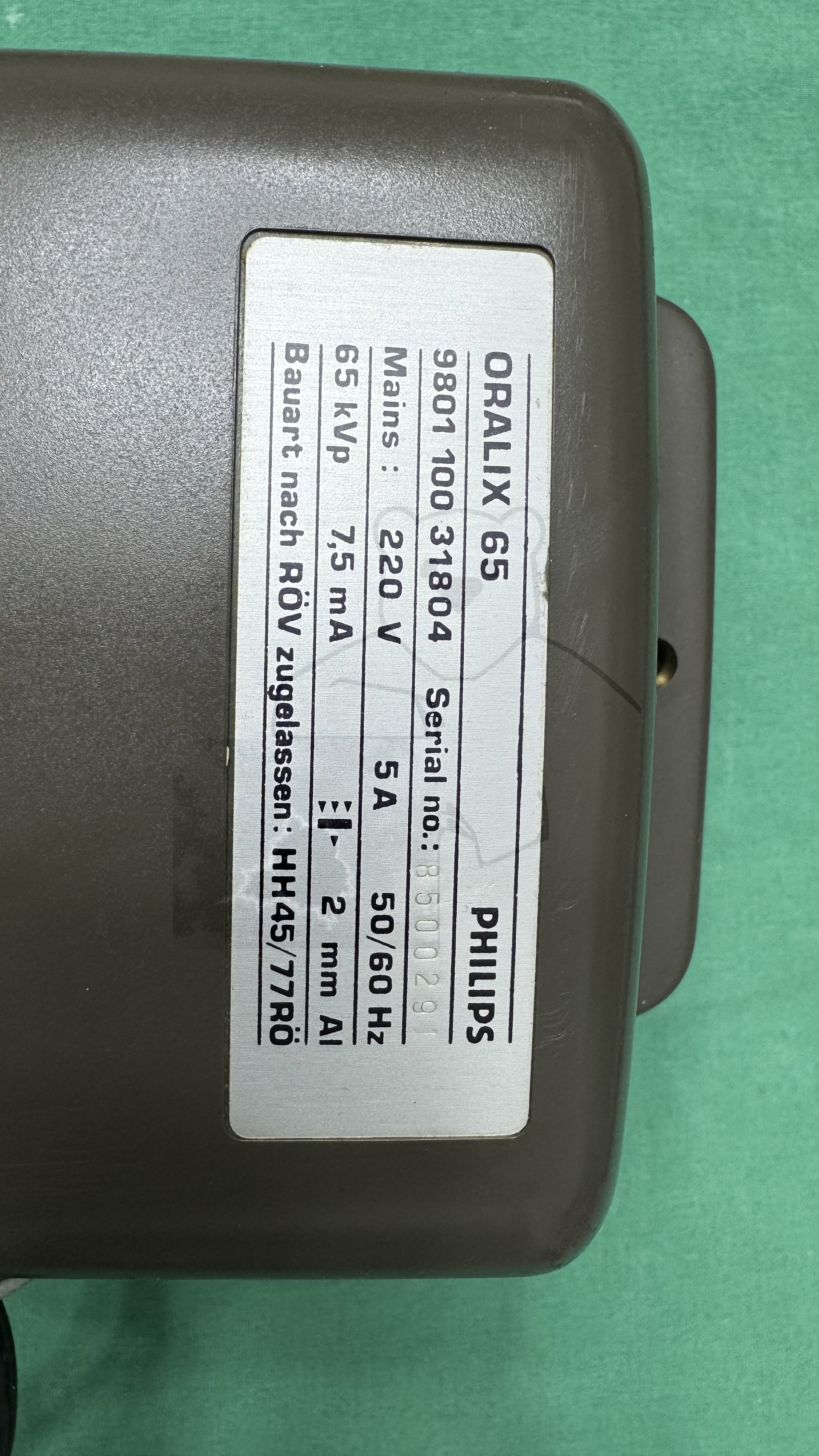 Roentgenstrahler „Philips Oralix 65“ Bild 11