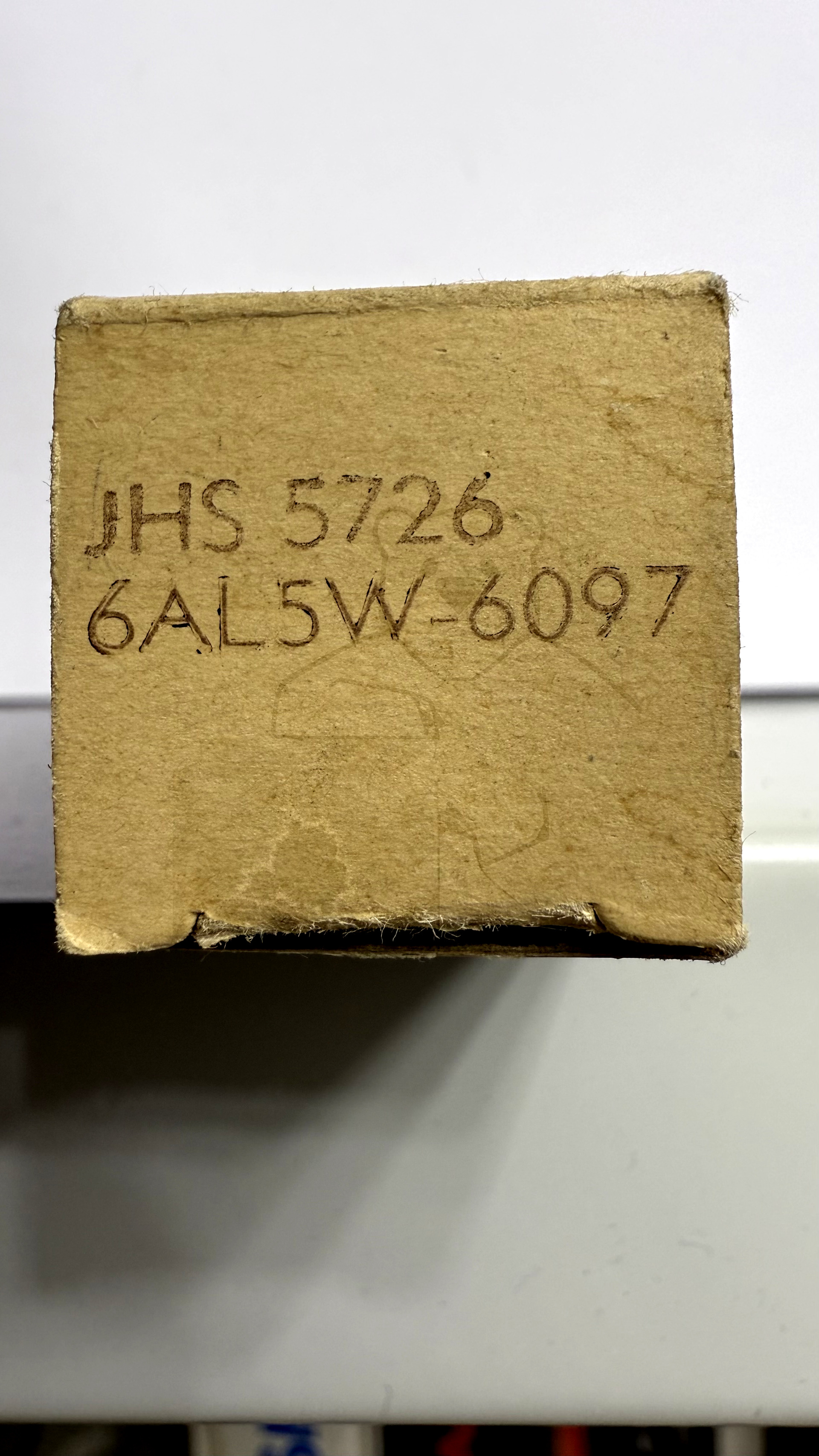 Röhre 6AL5W #3348 Verpackung Bild 5