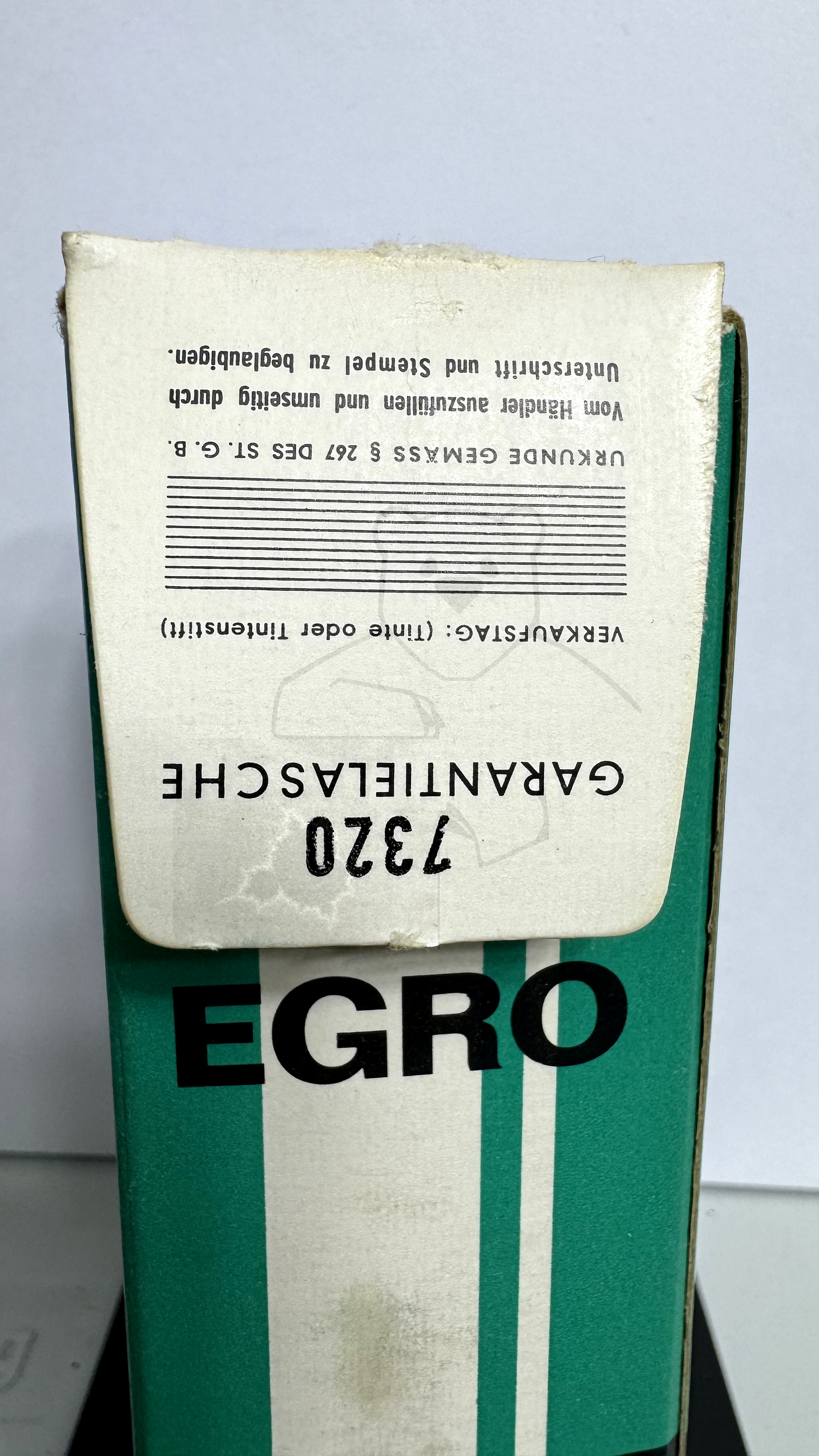 Röhre 6W4GT #0175 Verpackung Bild 2