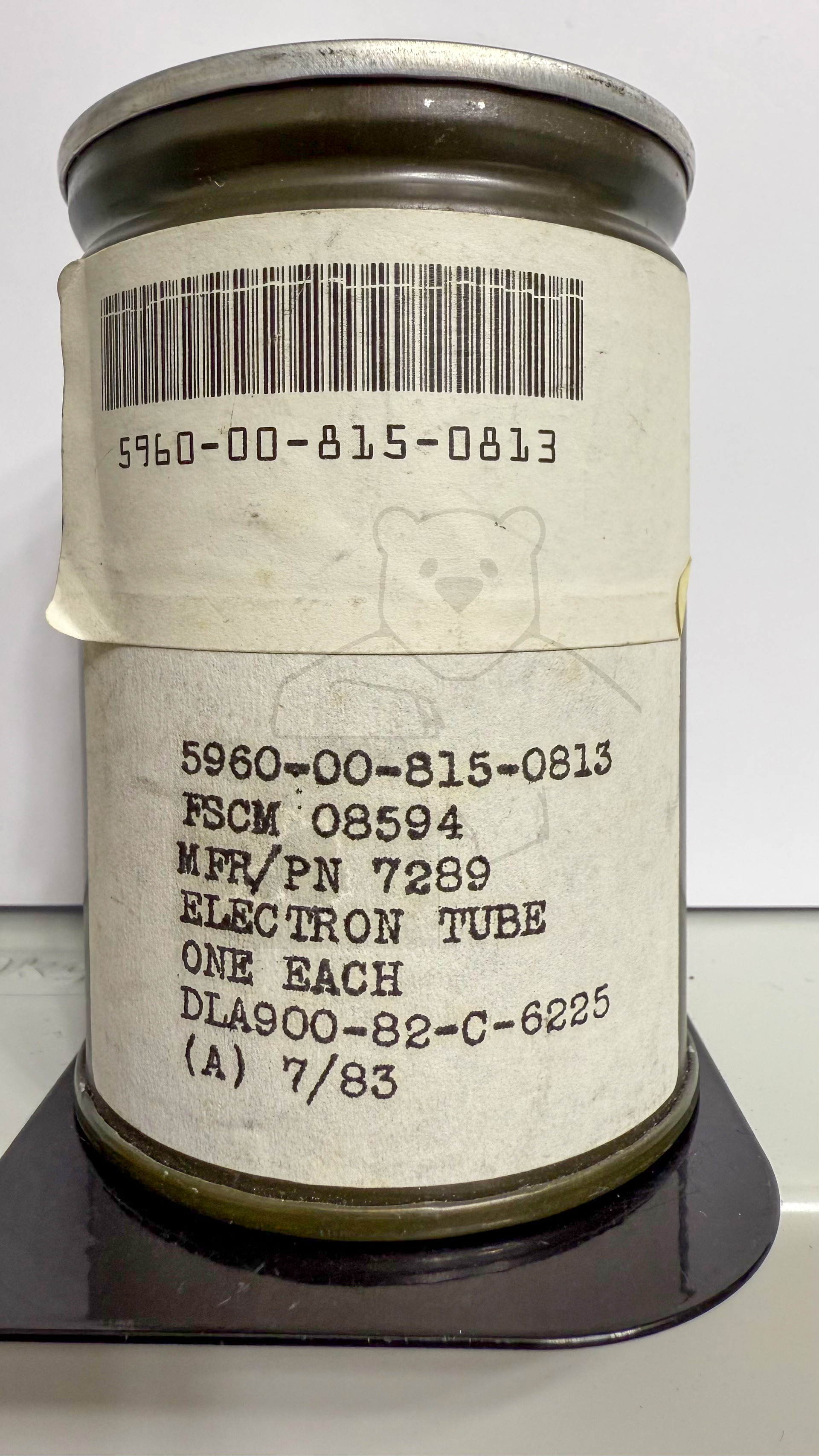 Röhre 7289 #6362 'Die Röhre in der Dose' Bild 1