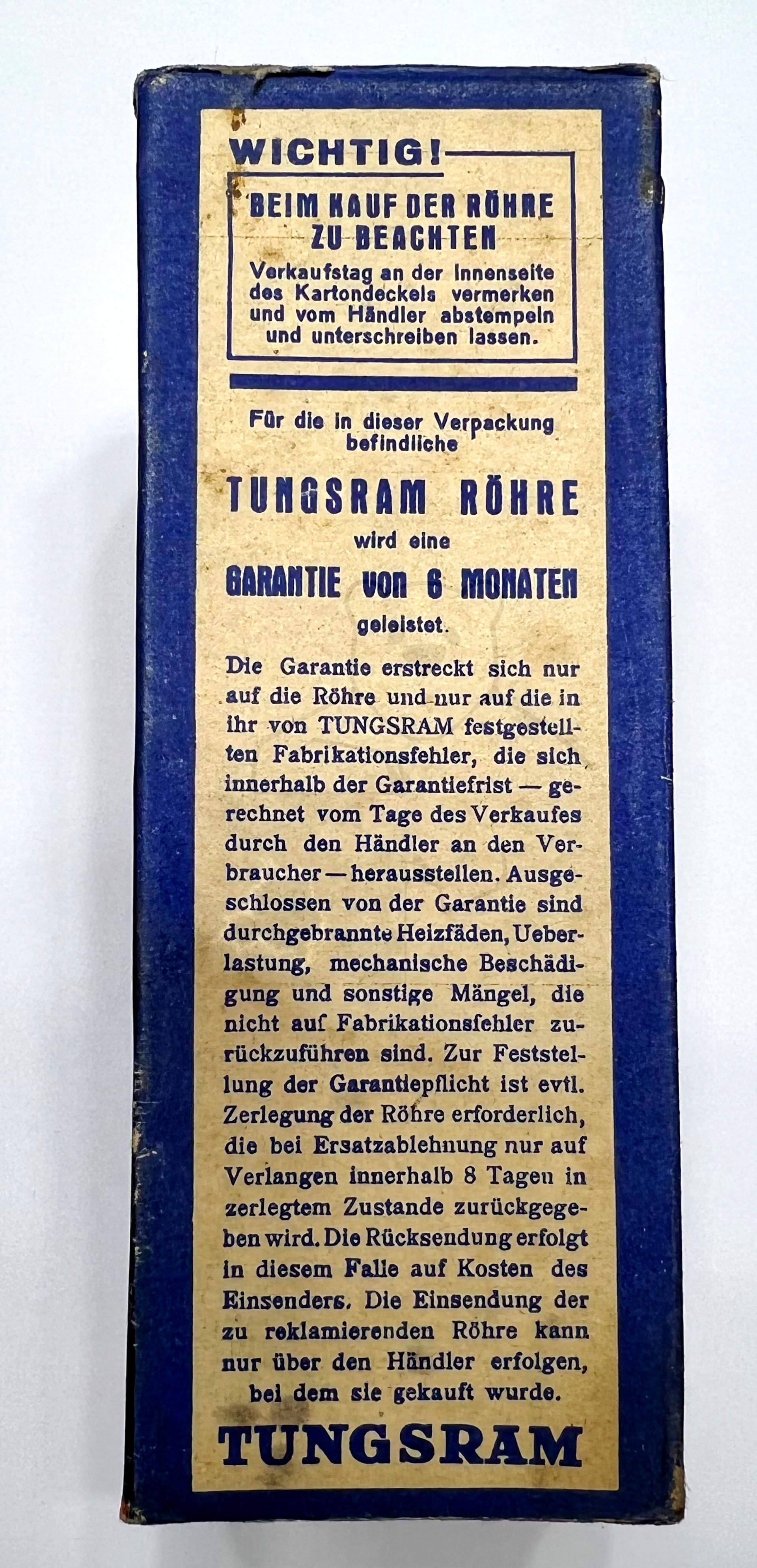 Röhre AS4120 #3290 Verpackung Bild 4