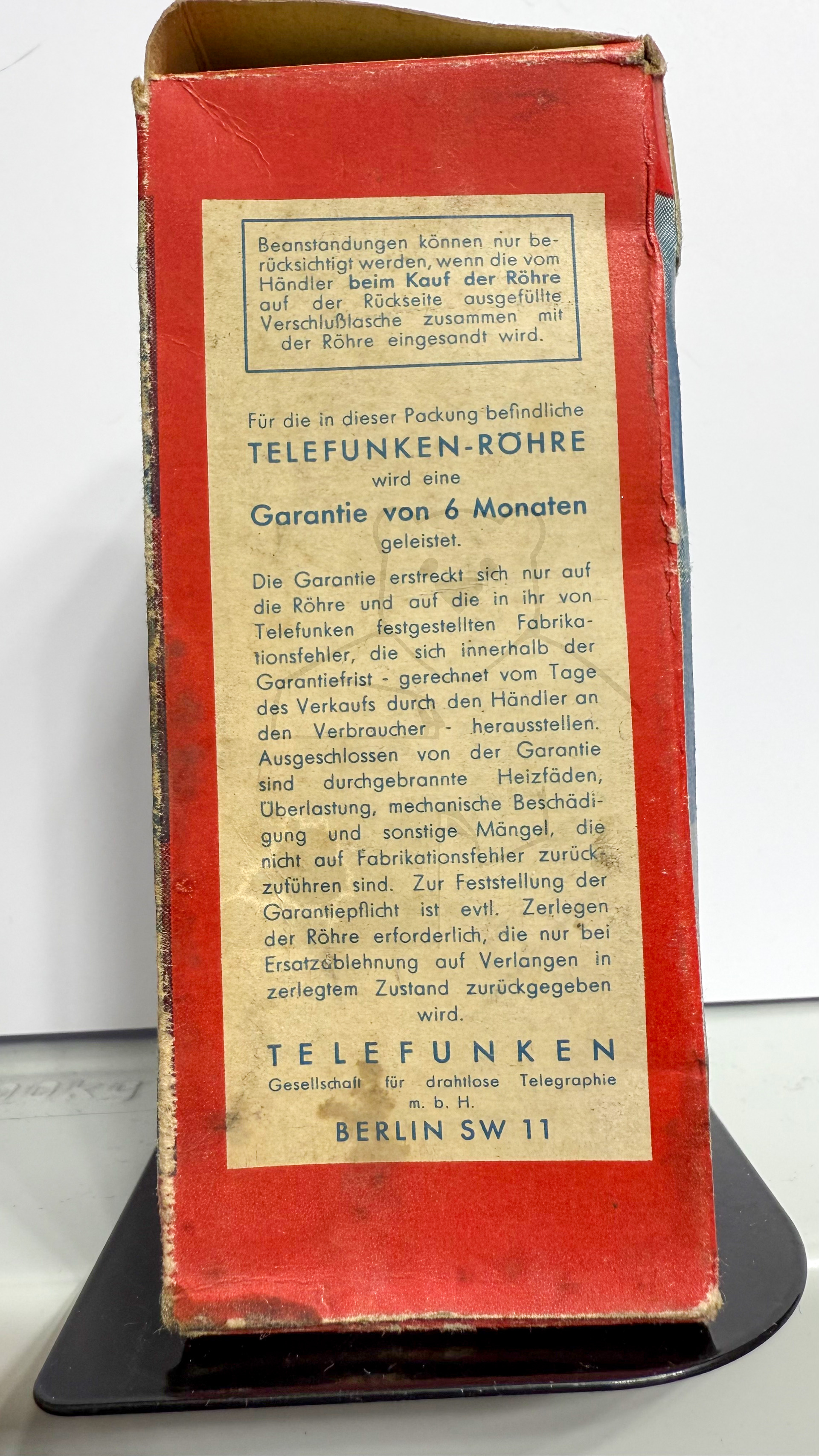 Röhre CB2 #3311 Verpackung Bild 7