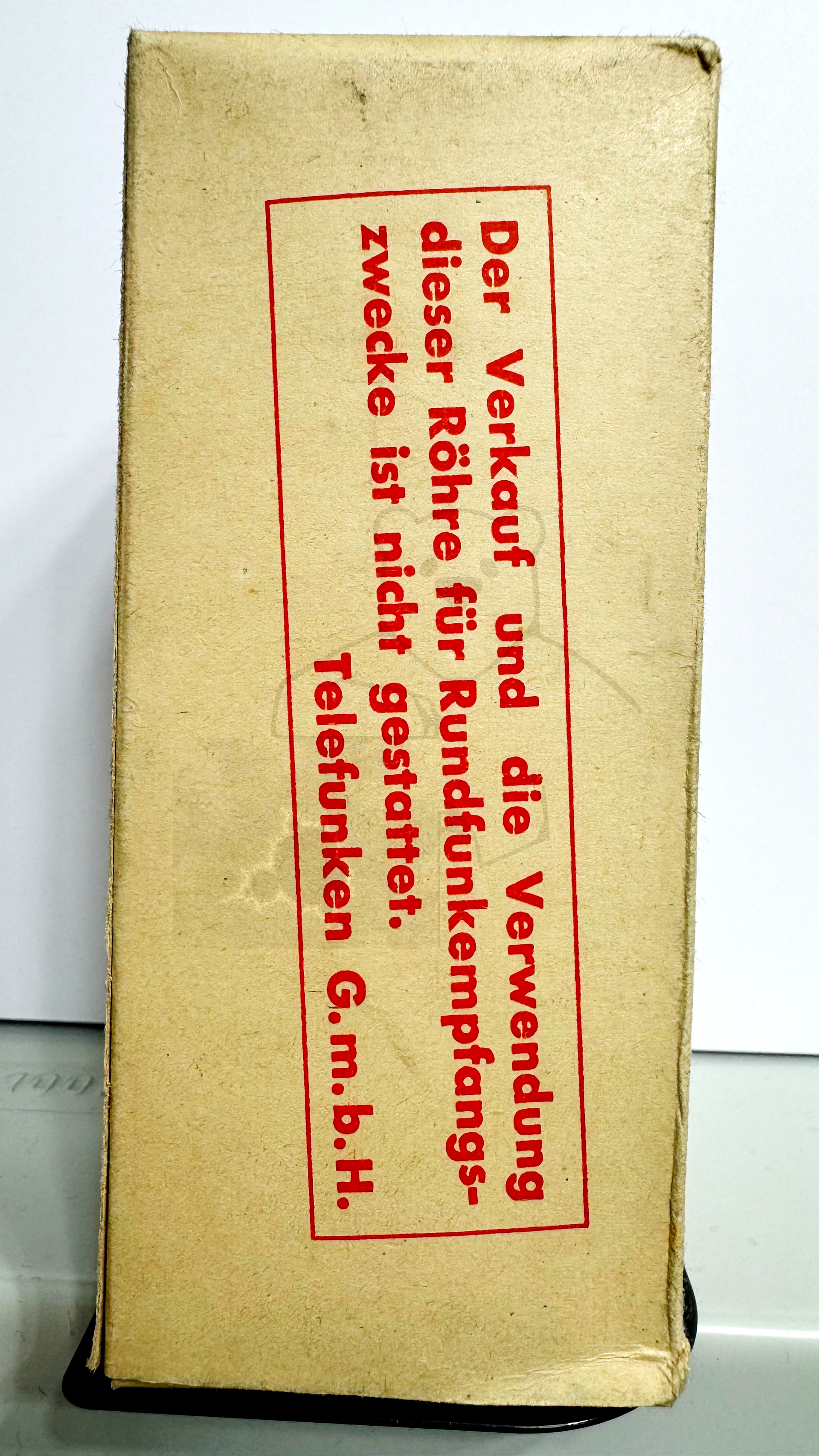 Röhre CBL1 #3773 Verpackung Bild 1