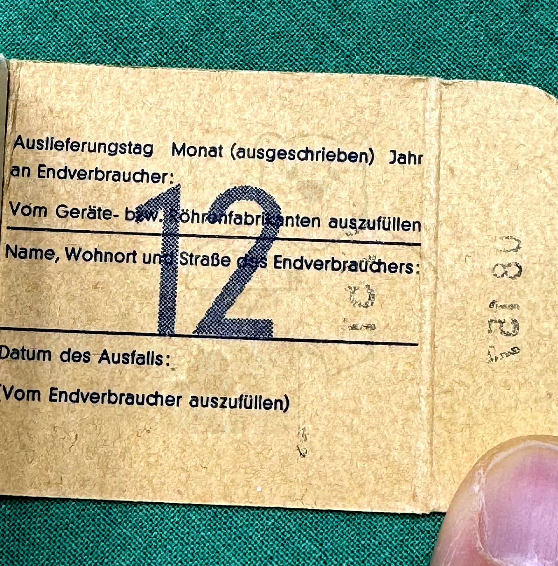 Röhre E235L #3327 Verpackung Bild 1