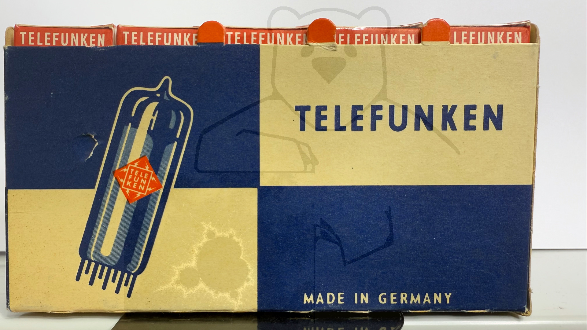 Röhre EAF42 Verpackung Riegel Bild 1