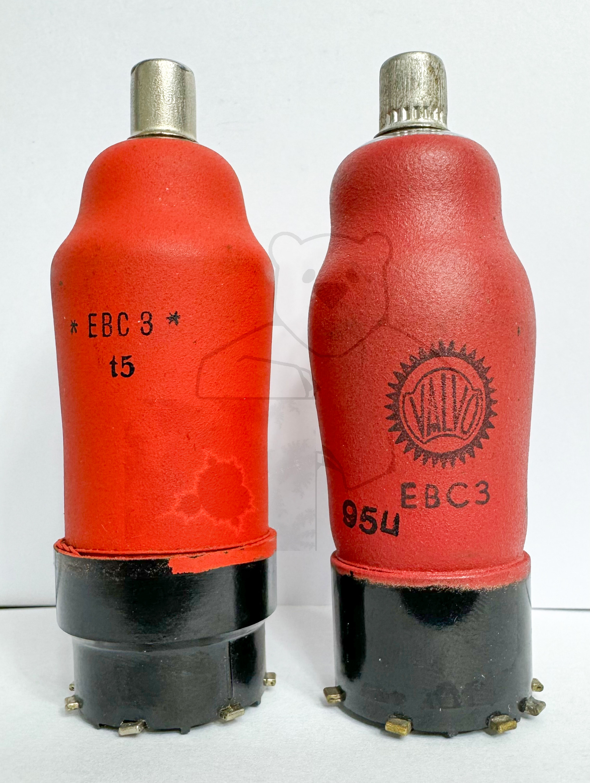 Röhre EBC3 Vergleich Valvo RSD Bild 1