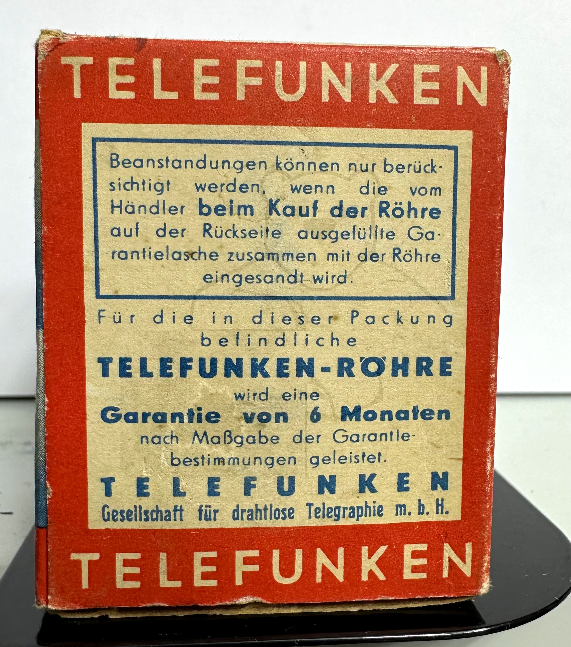 Röhre EF15 #3625 Verpackung Bild 2