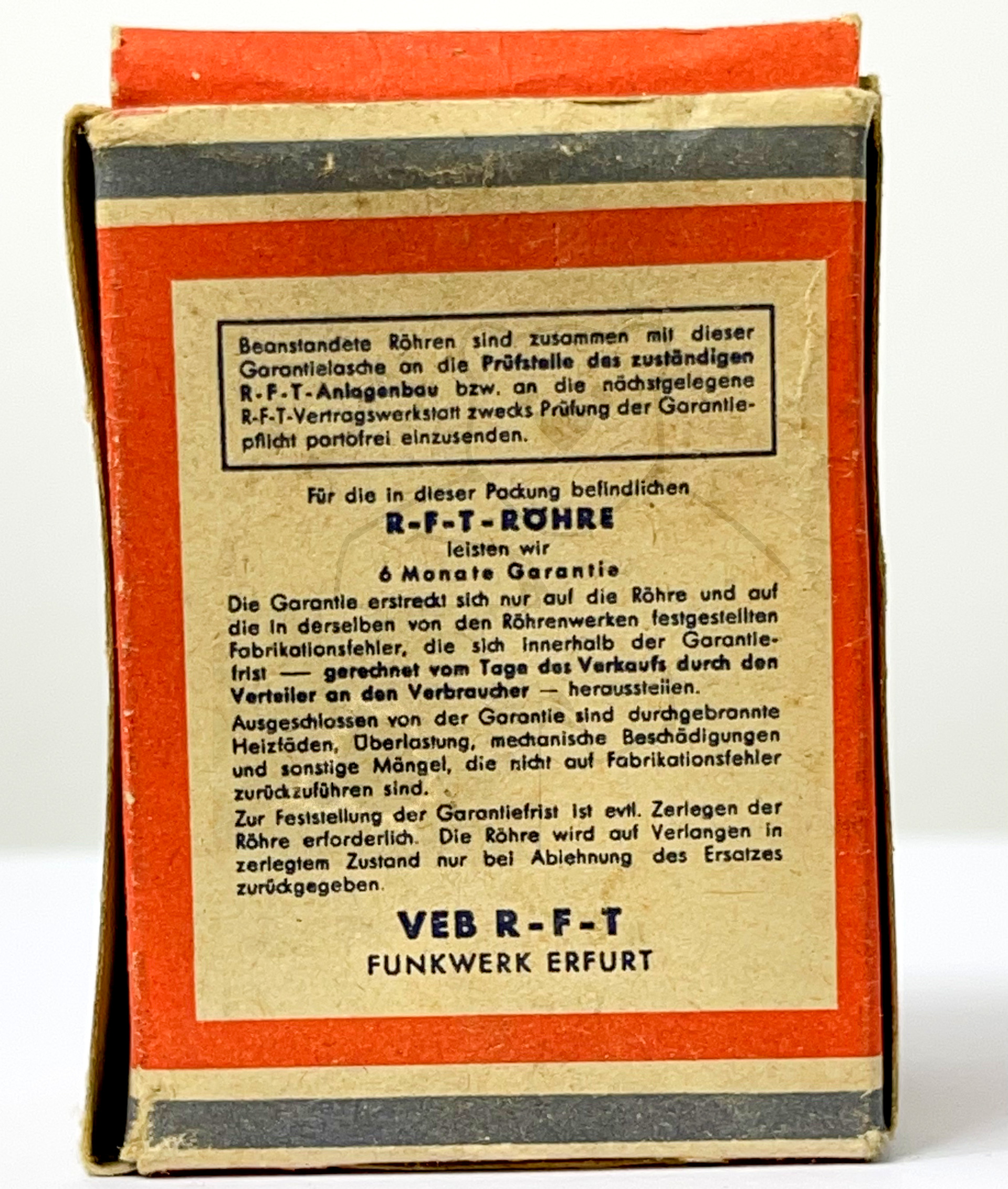 Röhre EF174 #7775 Verpackung Bild 2