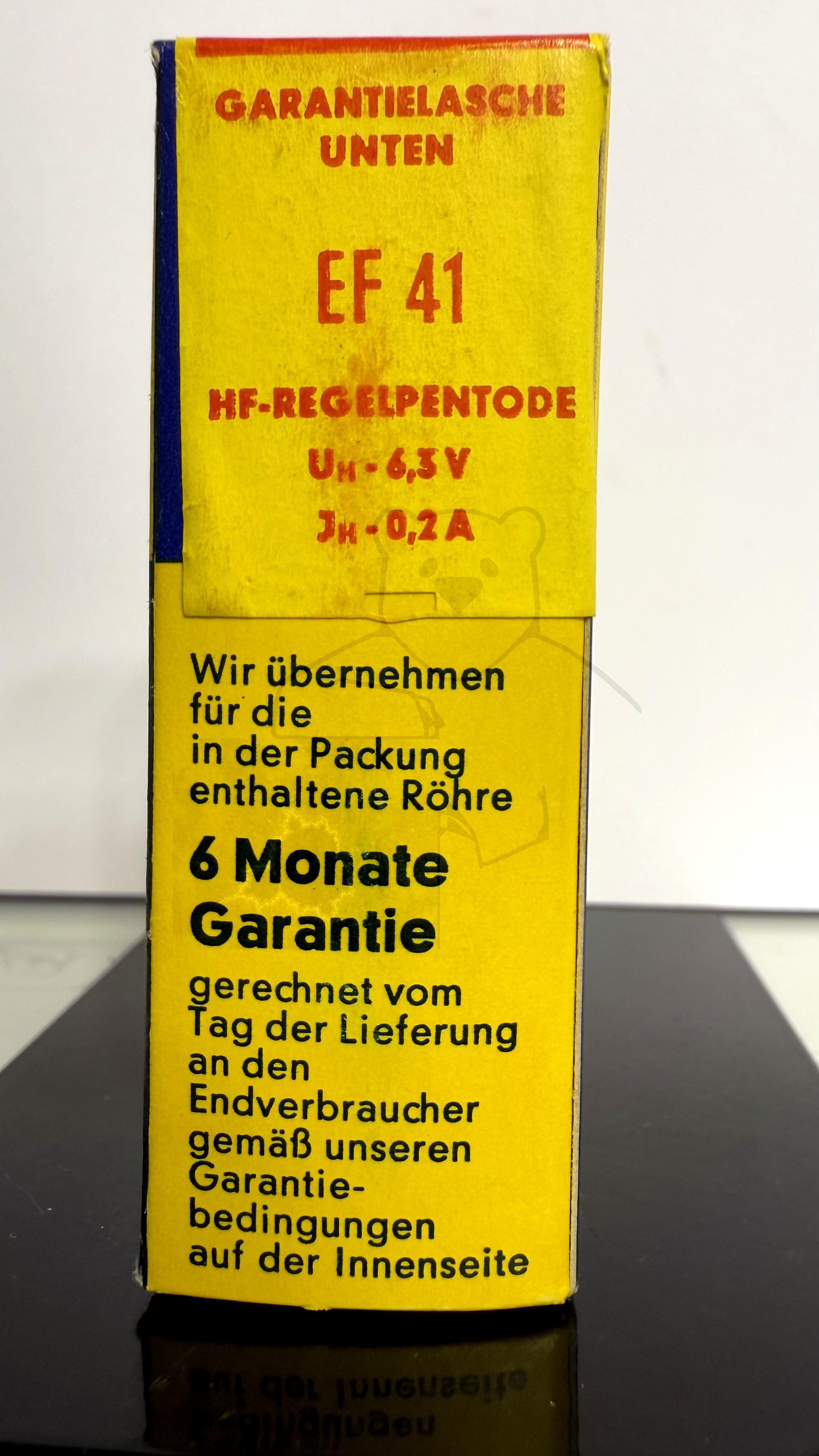 Röhre EF41 #5924 Verpackung Bild 2
