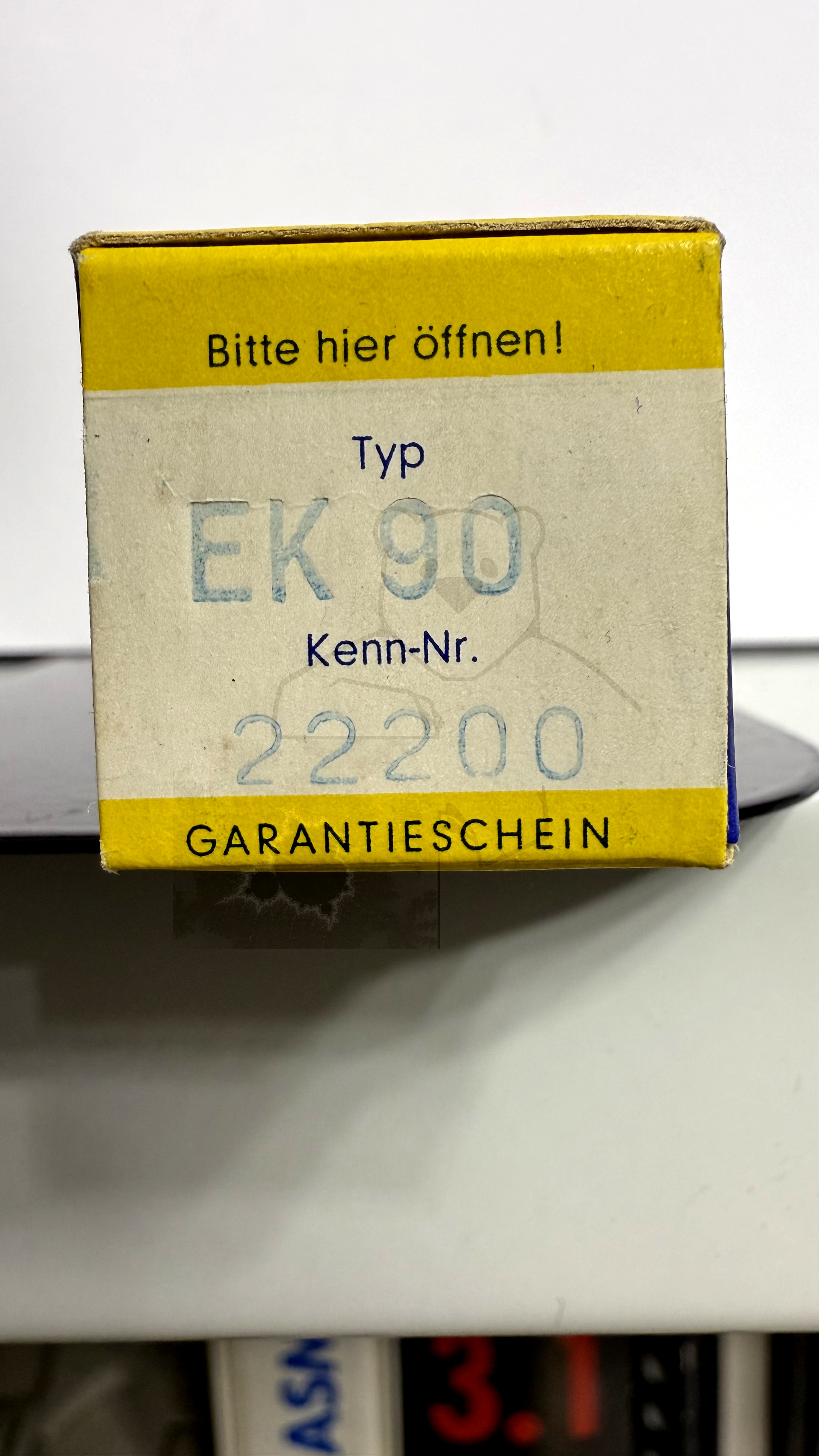 Röhre EK90 #3870 Verpackung Bild 4