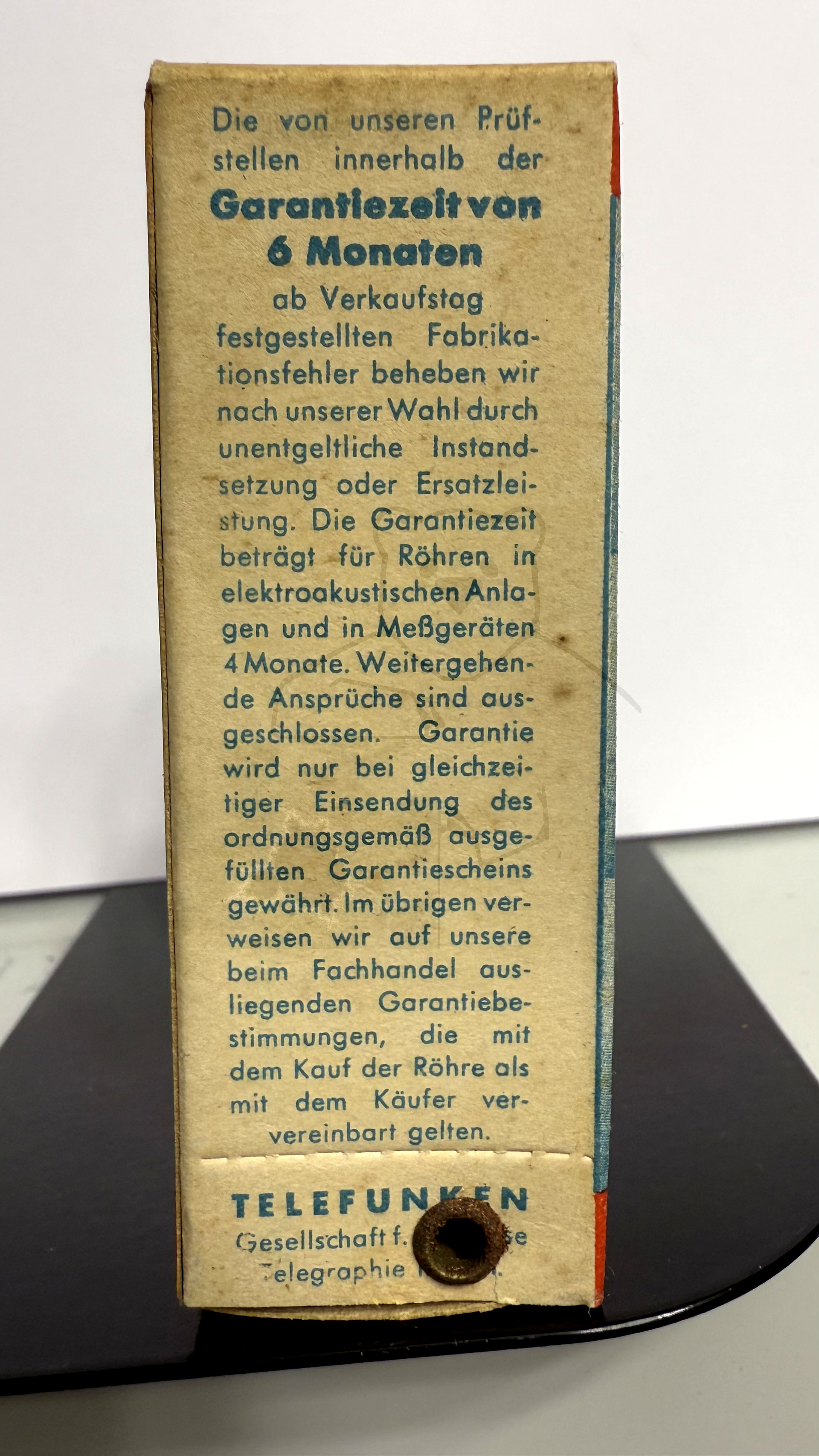 Röhre EY51 #6128 Verpackung Bild 3