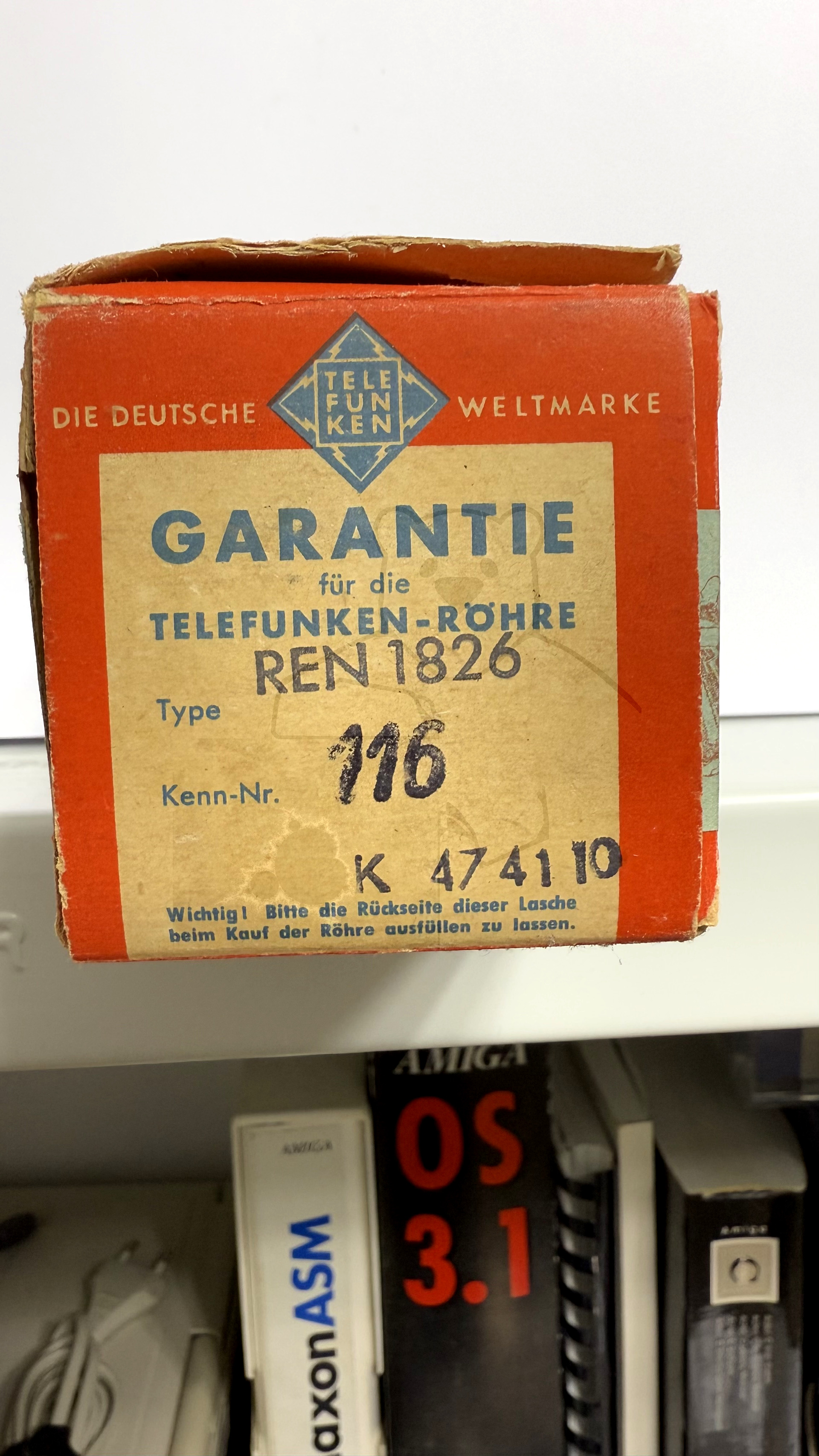 Röhre REN1826 #8013 Verpackung Bild 3