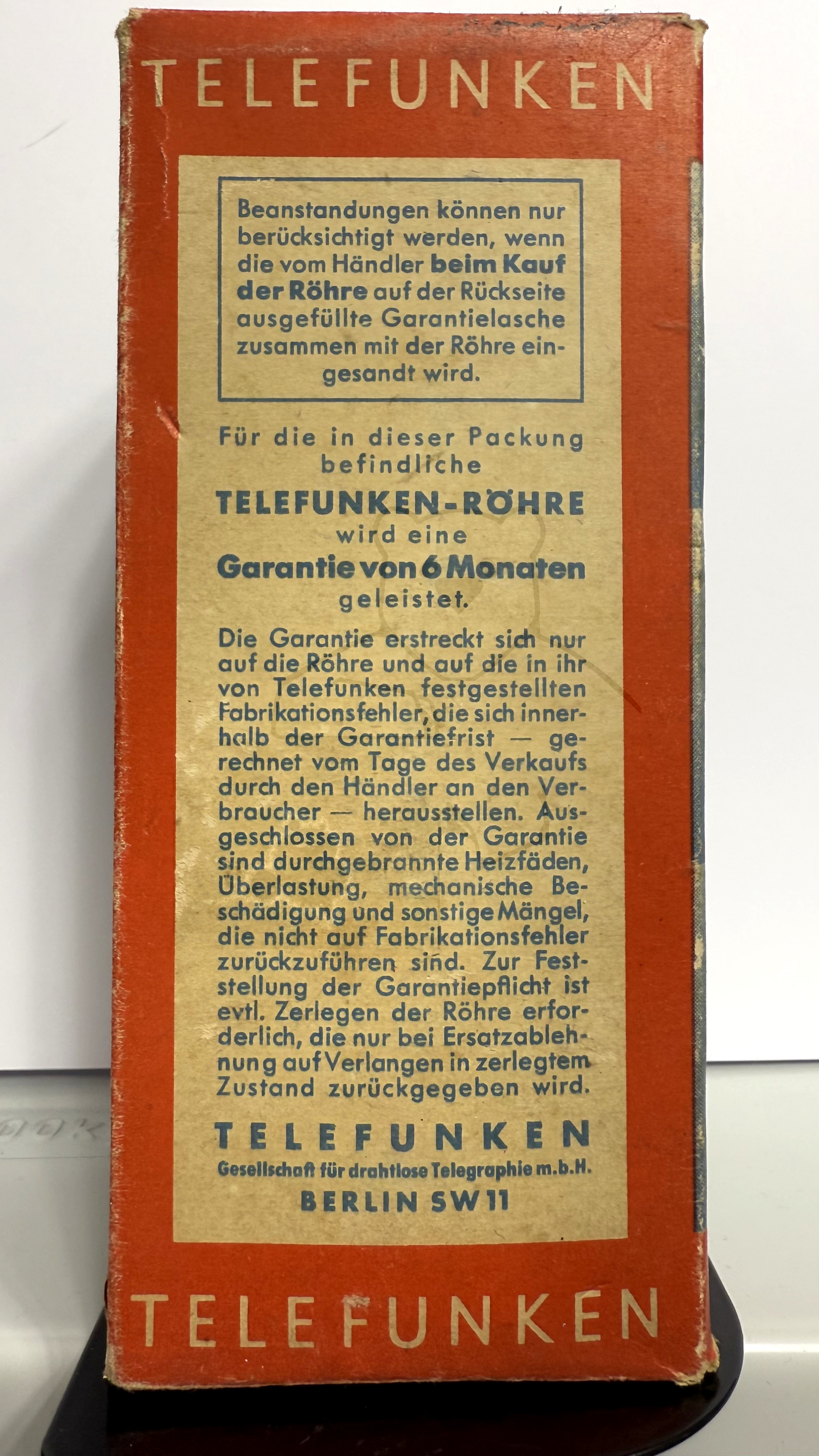 Röhre REN1826 #8013 Verpackung Bild 6