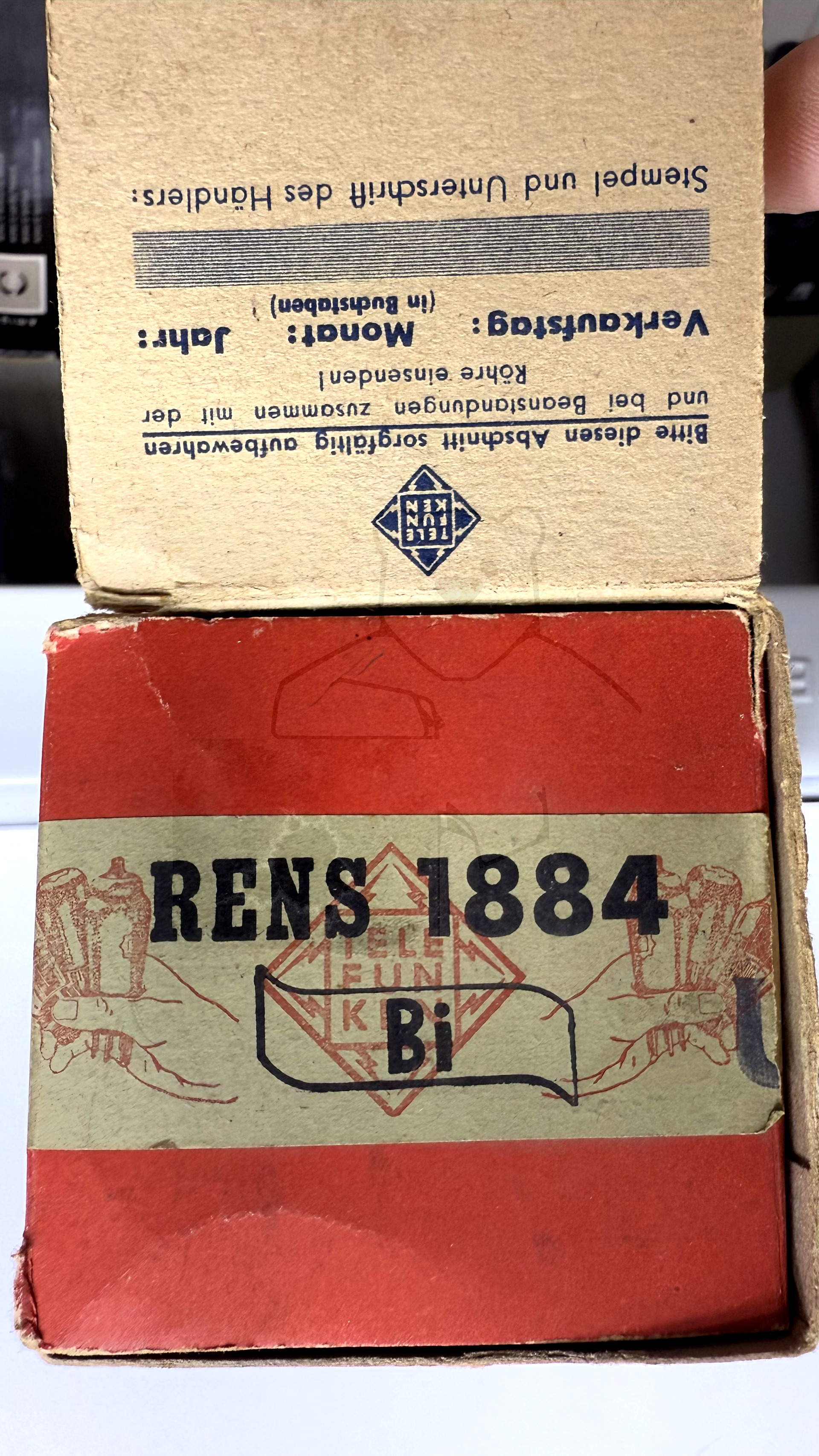 Röhre RENS1884 #6346 Verpackung Bild 6