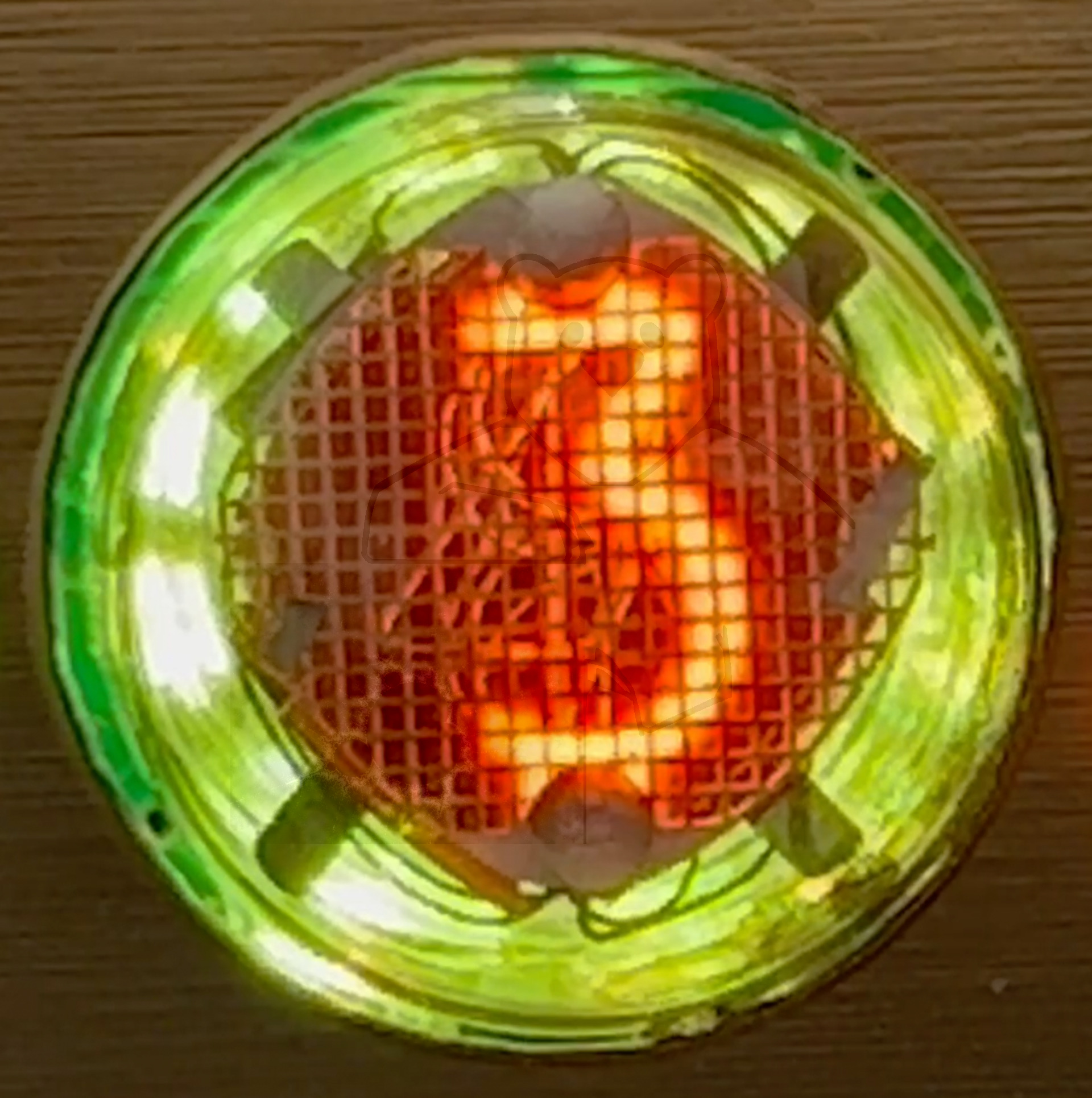Röhre ИН-2 Ziffer 3